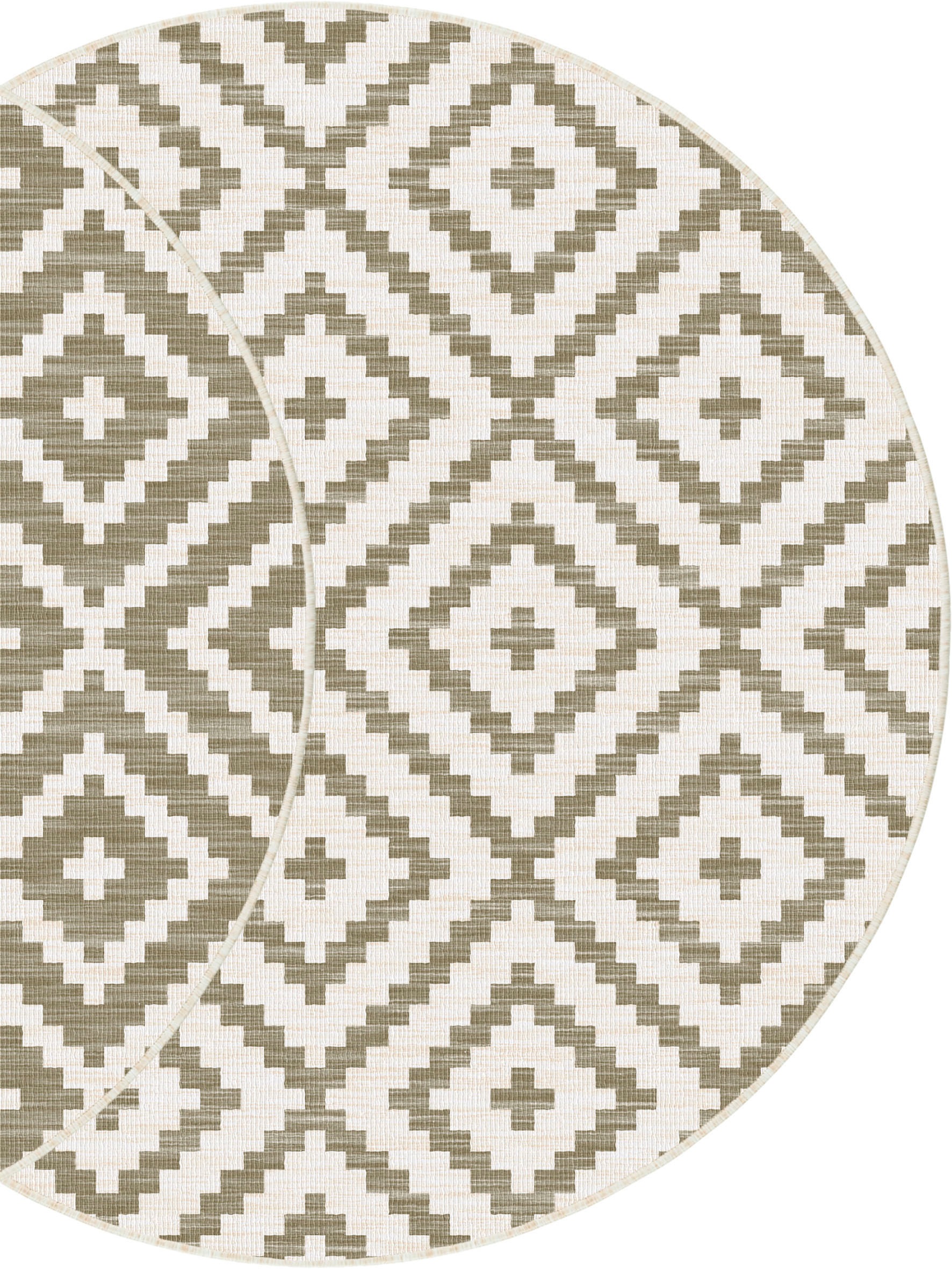 my home Teppich »Ronda Wendeteppich«, rund, 5 mm Höhe, Sisal-Optik, Flachgewebe, In- und Outdoor, geometrisches Boho Design