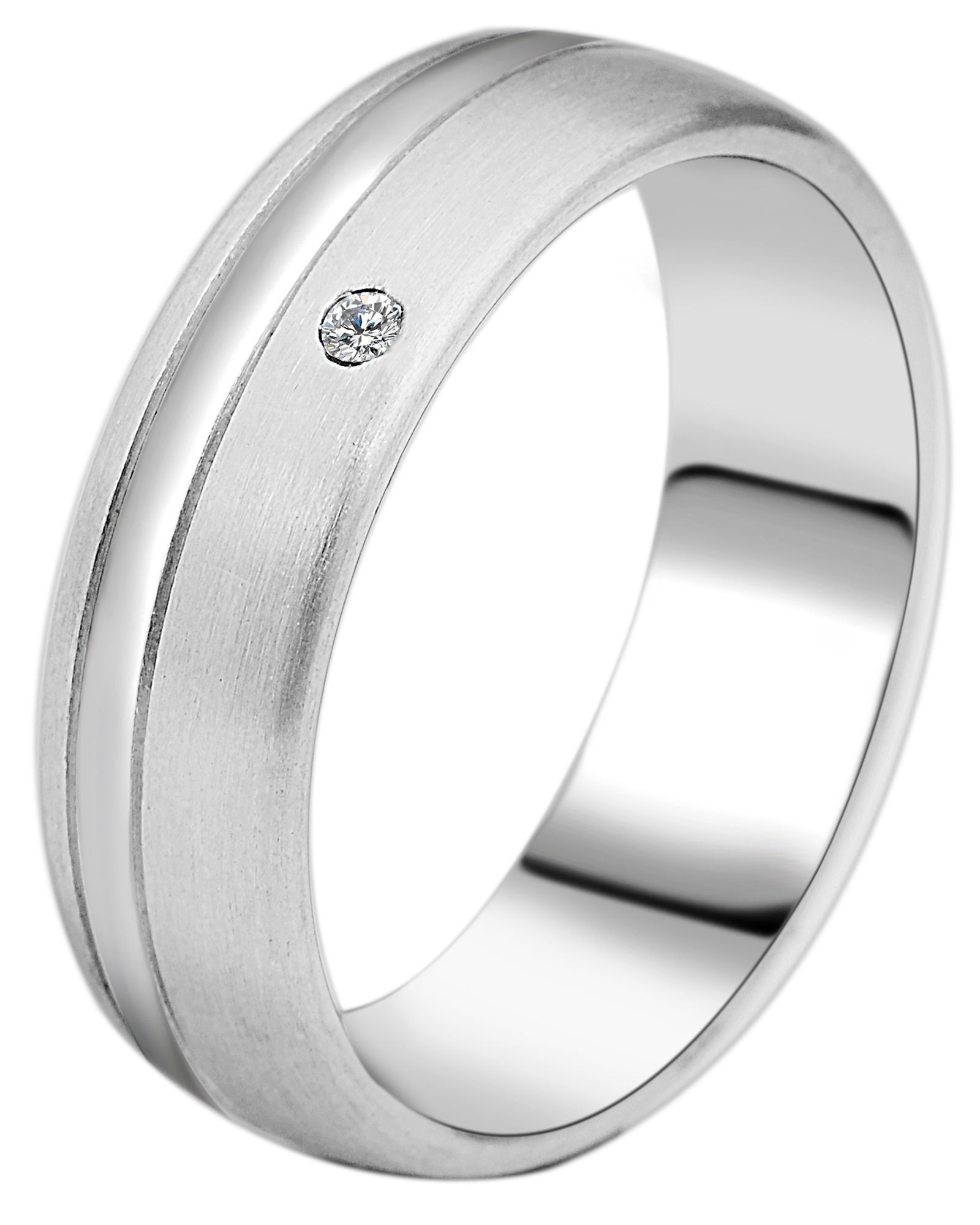 Adelia´s Fingerring »Damen Ring aus Edelstahl mit Strass Steinchen«