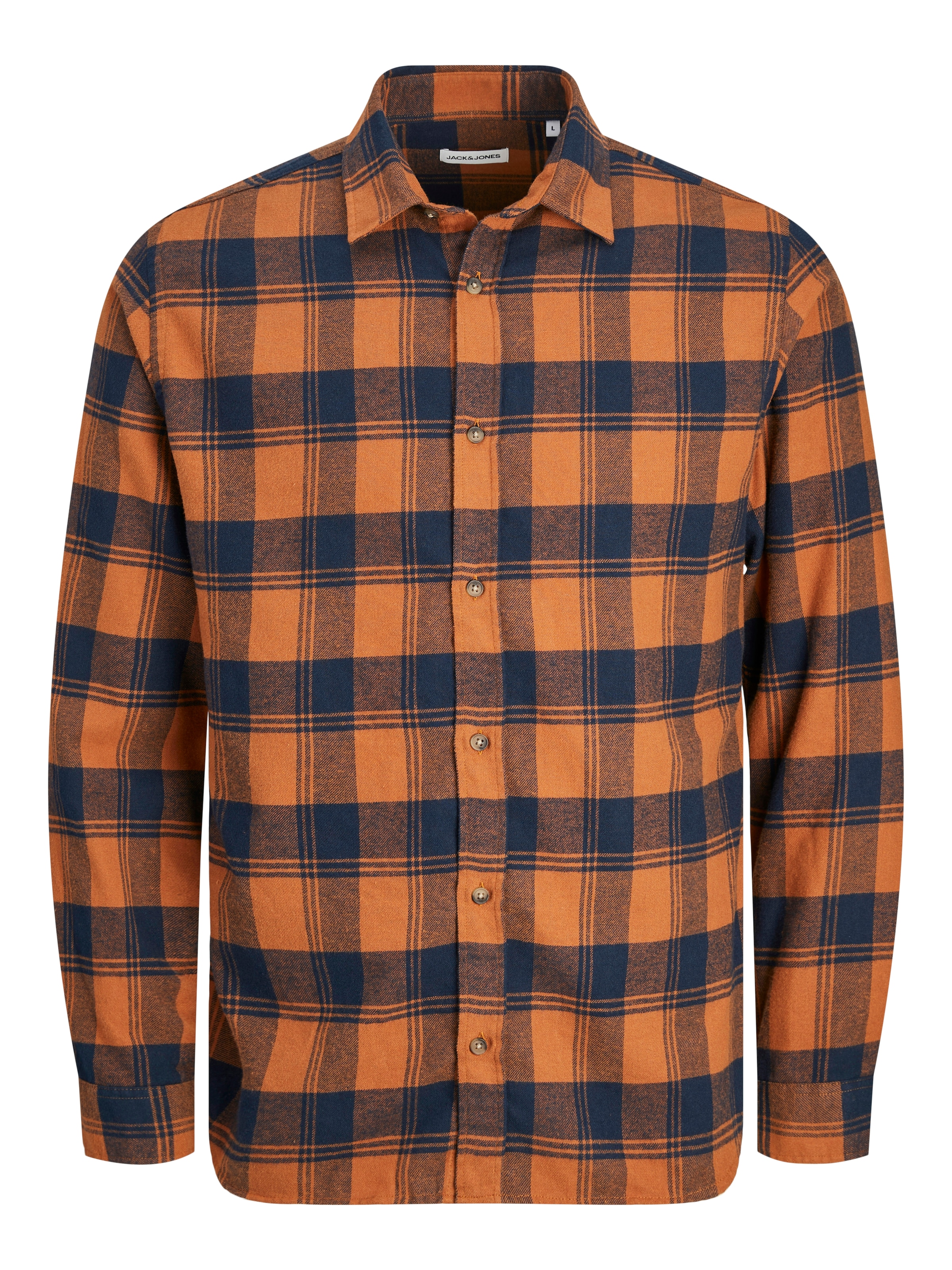 Jack & Jones Langarmhemd »JJJOSHUA FALL BUFFALO SHIRT LS«