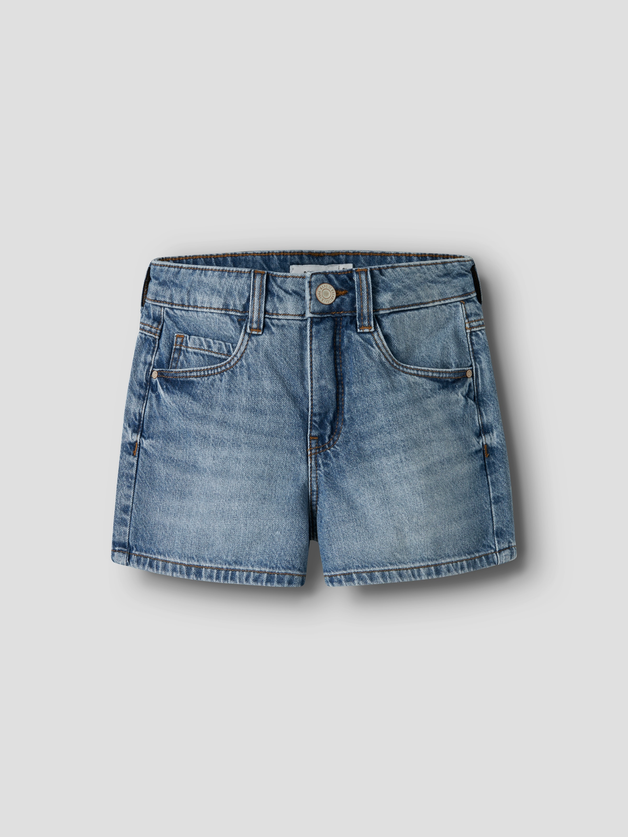 Name It Jeansshorts »NKFROSE MOM DNM SHORTS 1141-MJ NOOS« Baumwolle, high waist, Used Look