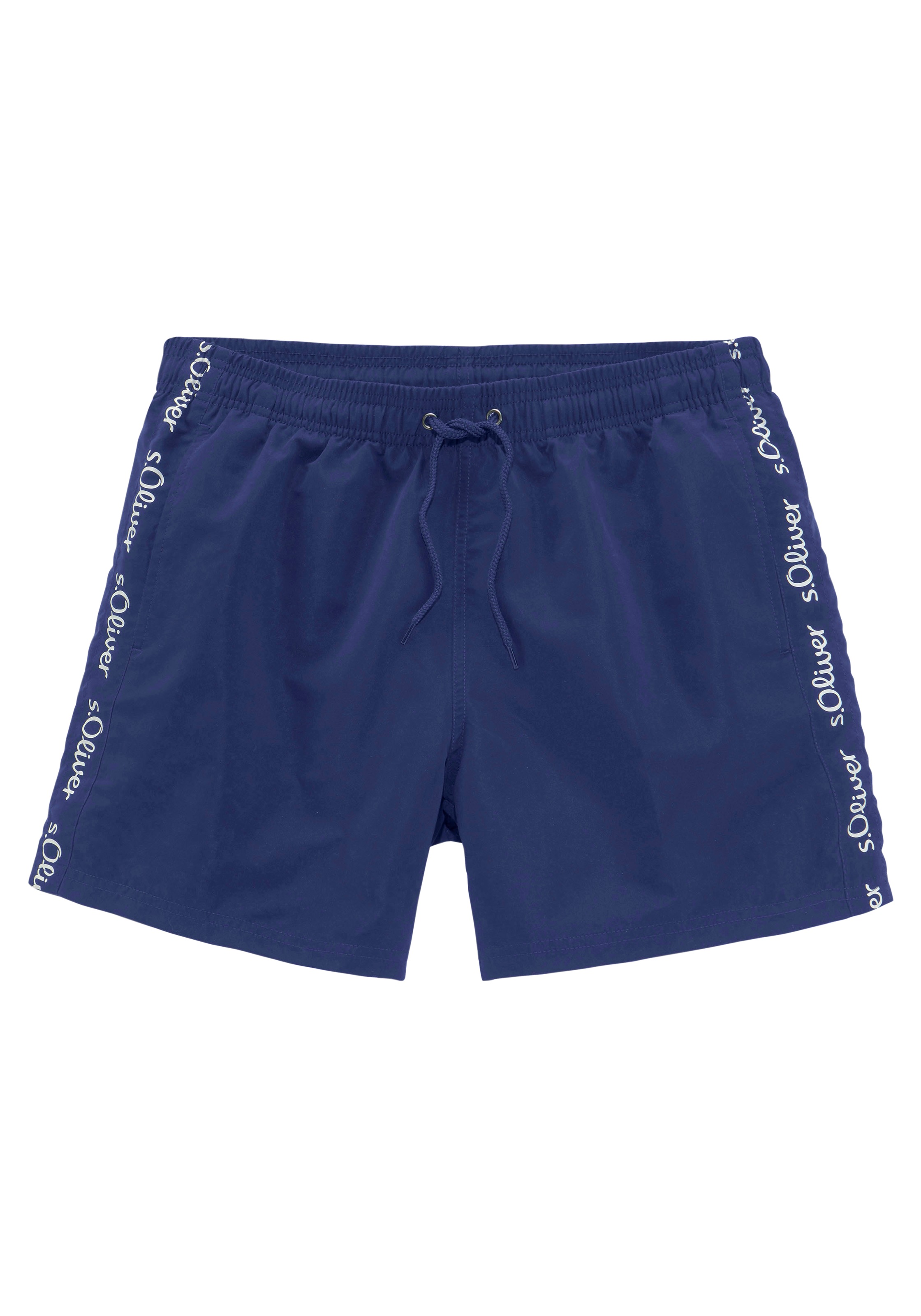 s.Oliver Badeshorts mit Markenschriftzügen