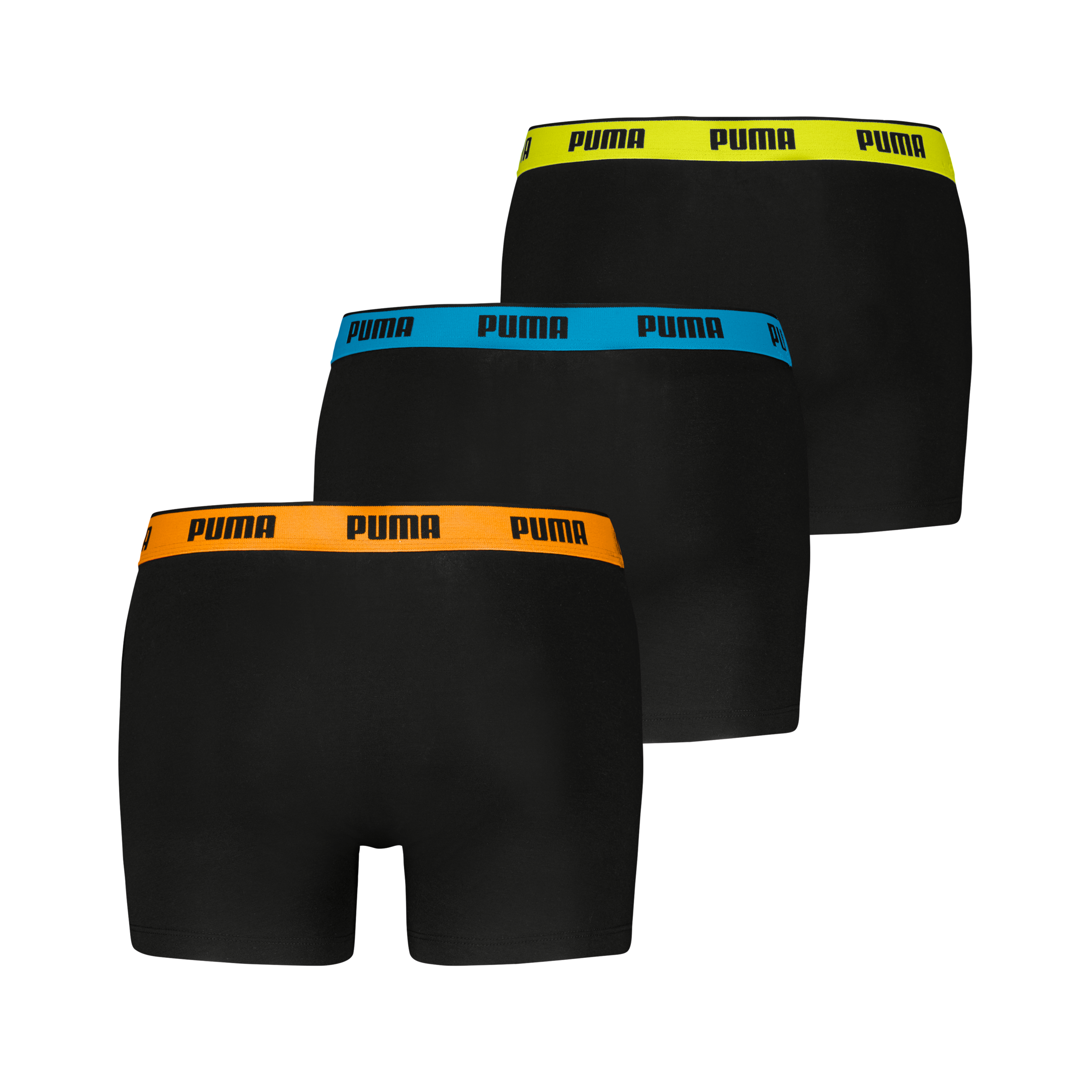 PUMA Boxershorts »PUMA MEN EVERYDAY BASIC BOXERS 3P« Komfortabler elastischer Logobund