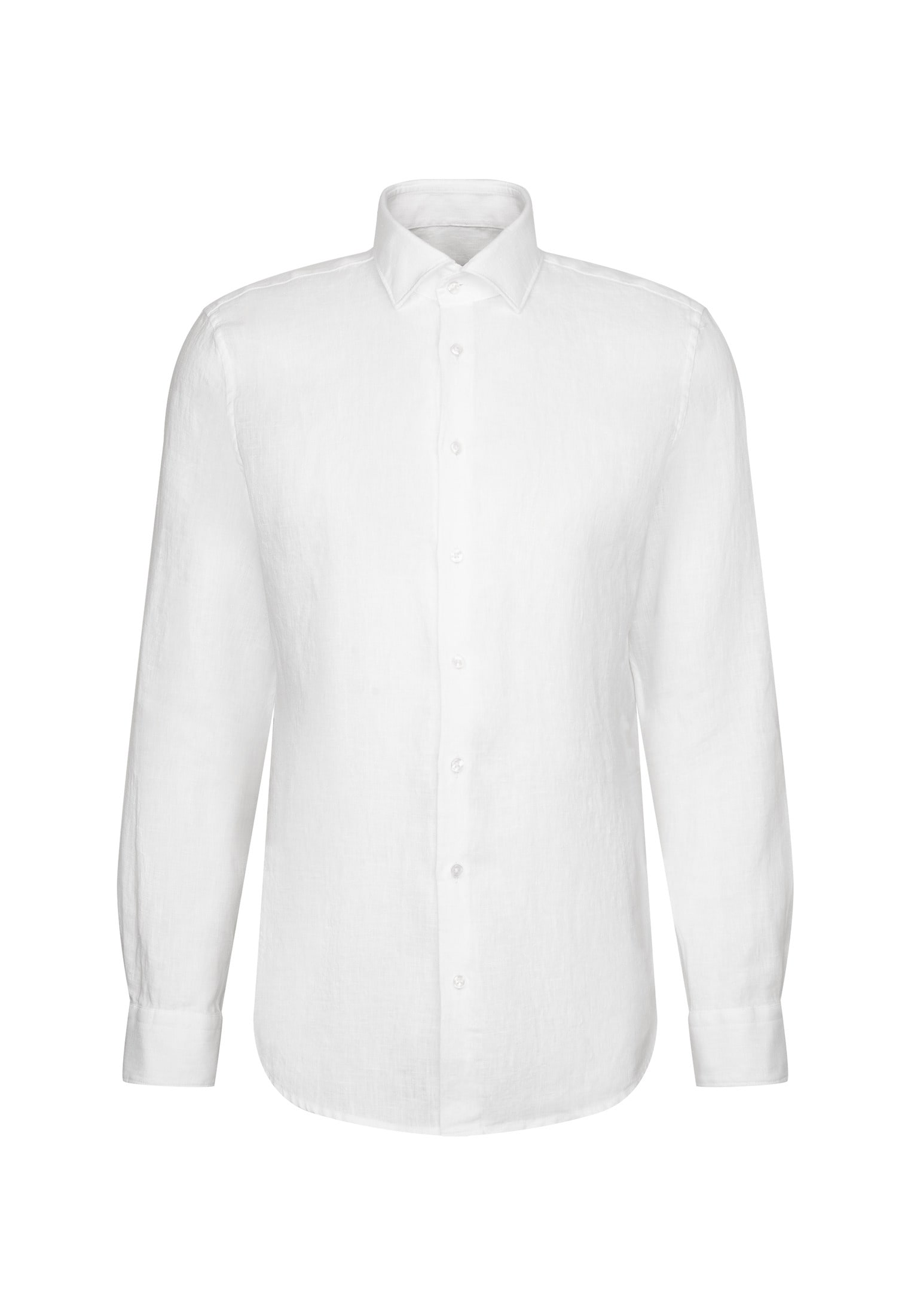 seidensticker Leinenhemd »Schwarze Rose« Slim 1/1 Kentkragen Uni