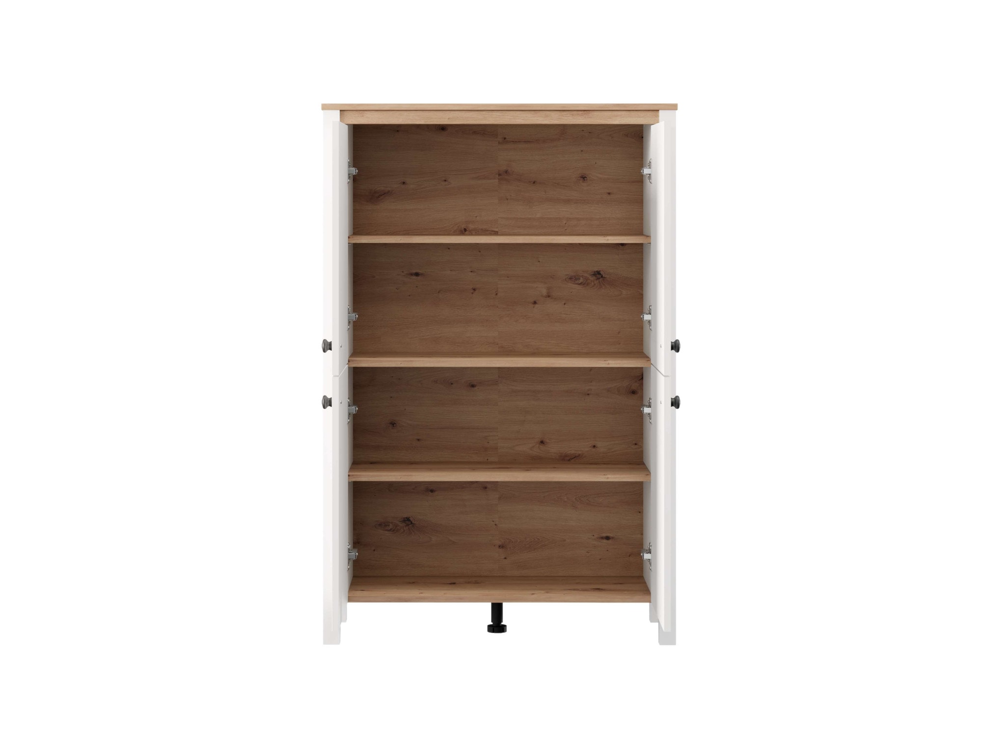 Home affaire Highboard »BEDFORD, Kommode, Anrichte, Schrank, Highboard im Landhausstil« MDF-Profil 2D ummantelt, Hotstamping