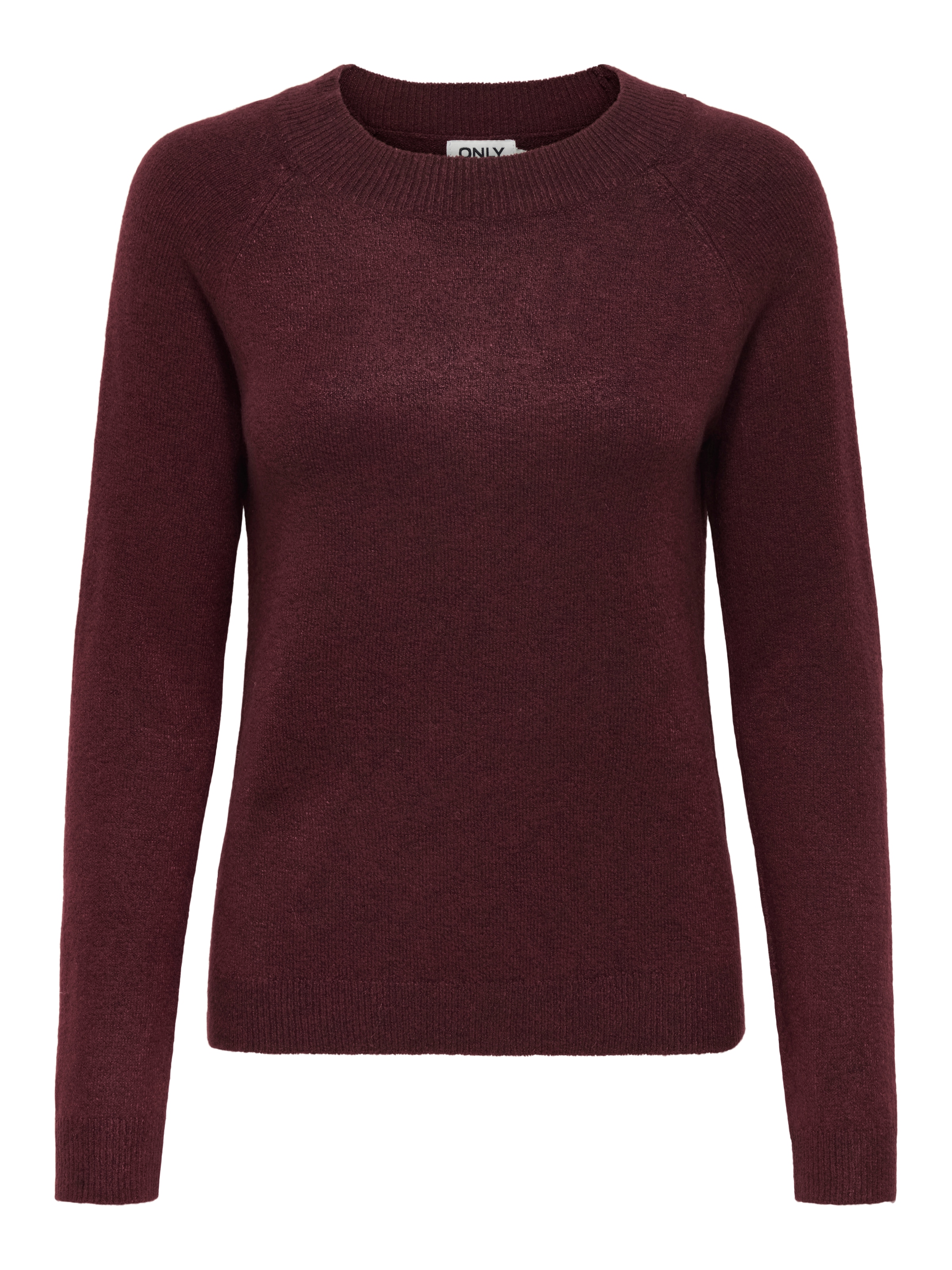 ONLY Rundhalspullover »ONLRICA LIFE L/S PULLOVER  KNT NOOS« Materialmix, regular fit