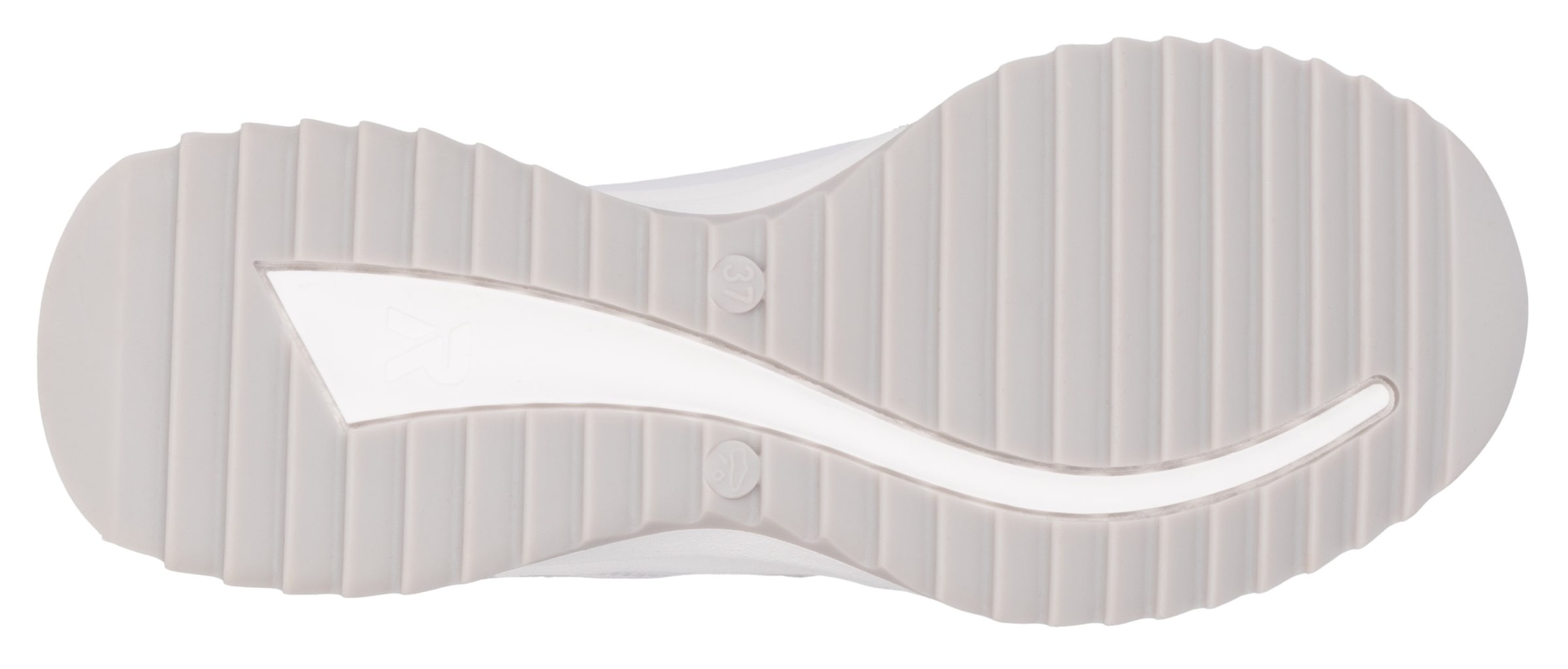 RIEKER Sport Keilsneaker, Schnürschuh, Halbschuh, Freizeitschuh mit Kontrastdetails