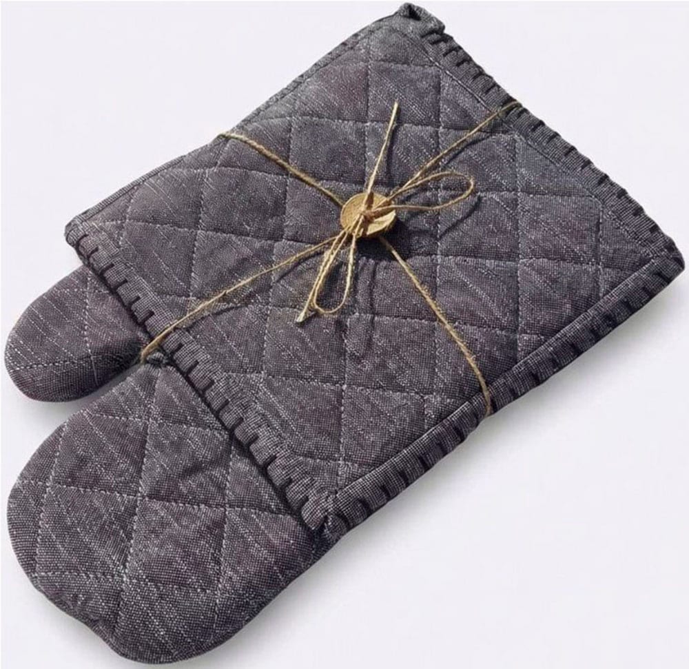 Home affaire Topfhandschuhe »Handschuh & Topflappen Set Grau«