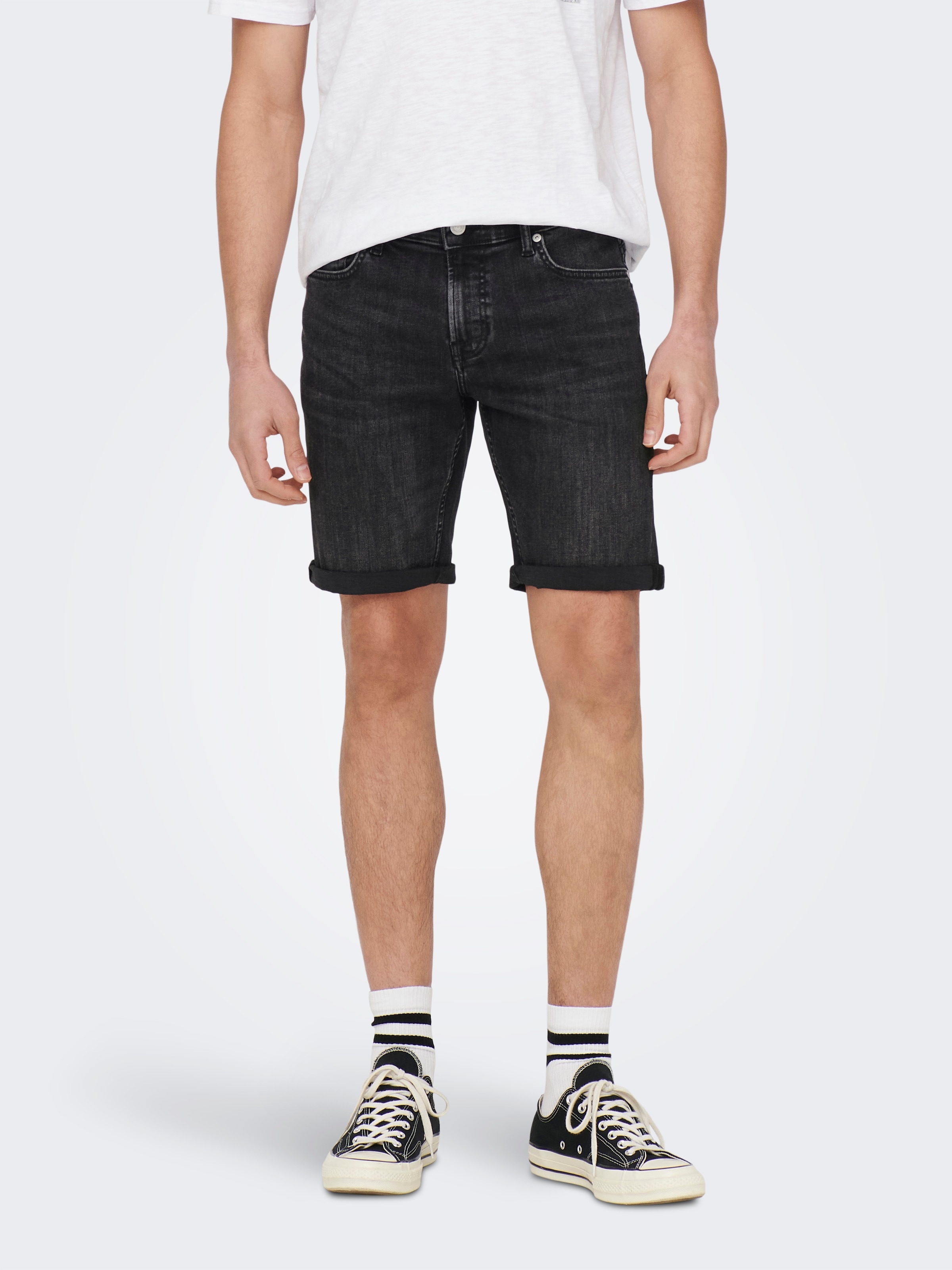 ONLY & SONS Jeansshorts »ONSPLY LIGHT BLUE 5189 SHORTS DNM NOOS«