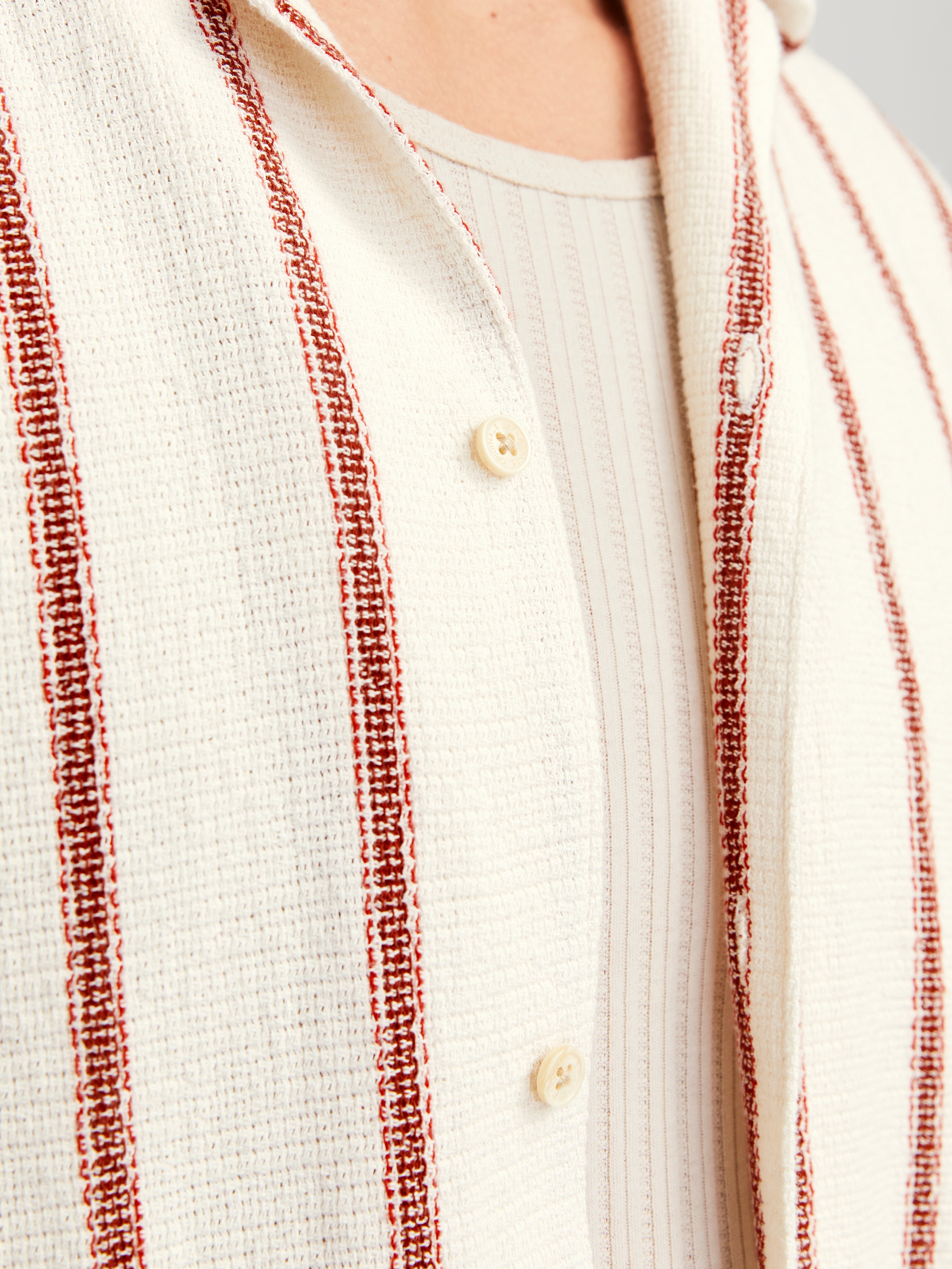 Jack & Jones Kurzarmhemd »JORCOBA STRIPE RESORT SHIRT SS SN«