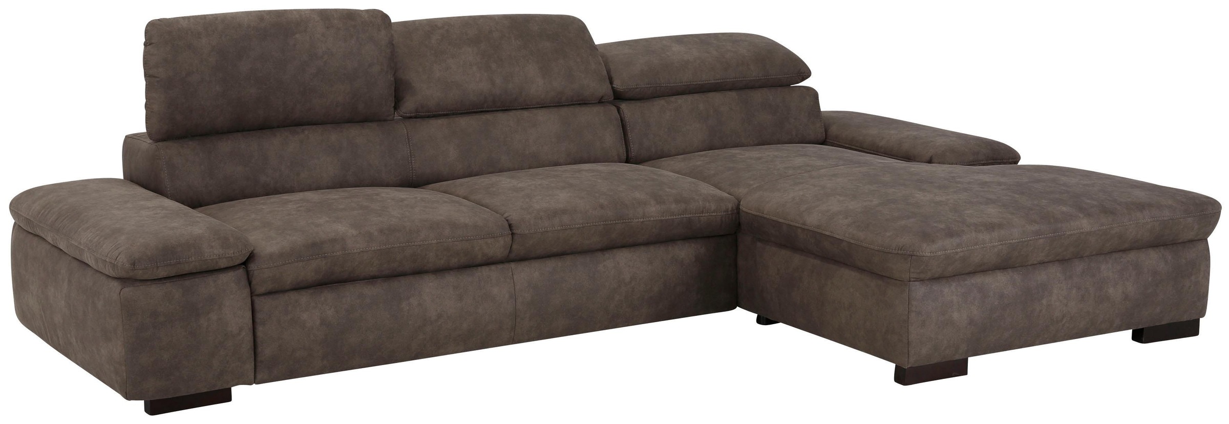 Home affaire Ecksofa »Alberto L-Form«, mit Kopfteilverstellung, wahlweise mit Bettfunktion
