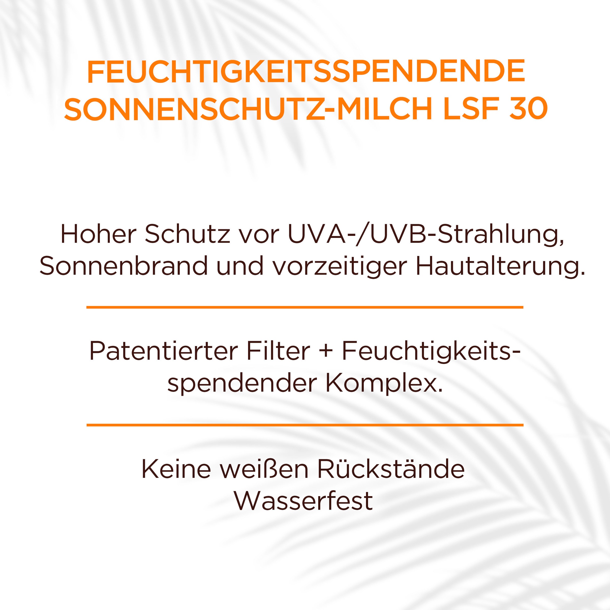 GARNIER Sonnenschutzmilch »Garnier Hydra 24h Sonnenschutz-Milch LSF 30«, mit leichter und schnell einziehender Formel