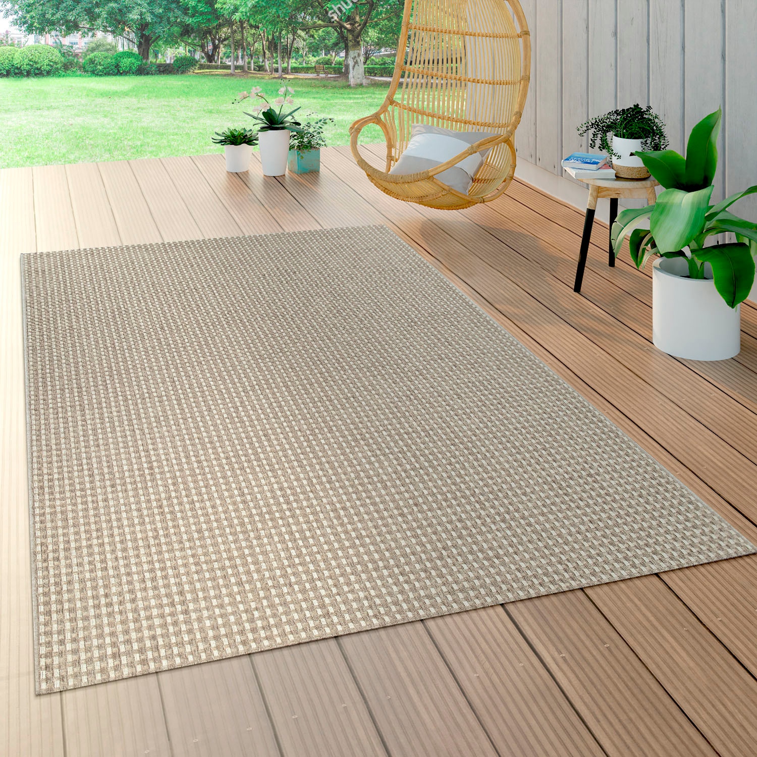Paco Home Teppich »Waregem 622«, rechteckig, Flachgewebe, Sisal-Optik, In-  und Outdoor geeignet, Wohnzimmer kaufen online bei OTTO