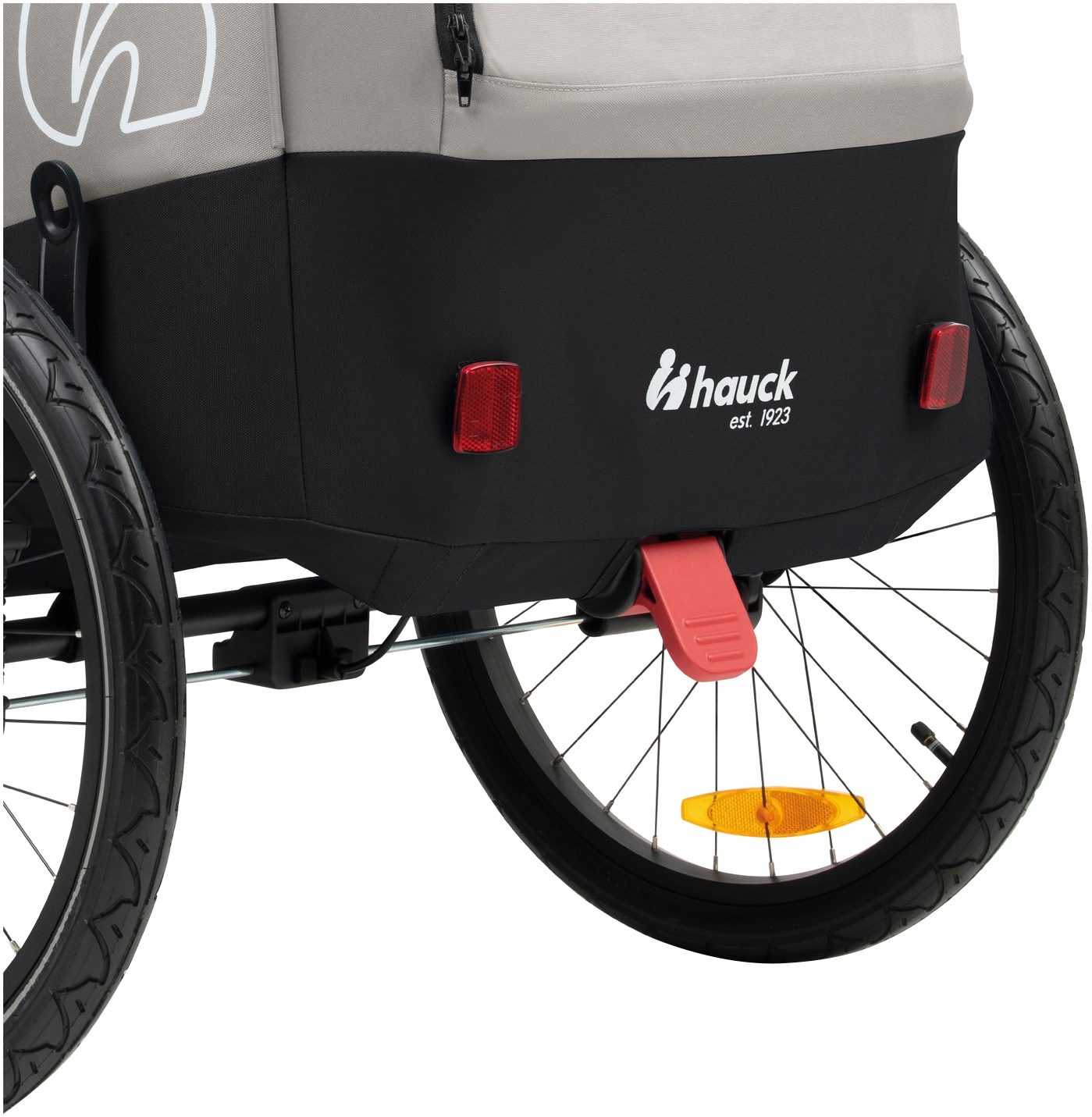 Hauck Fahrradkinderanhänger »2in1 Bike Trailer und Buggy Dryk Duo Plus, black«, für 2 Kinder; inklusive Deichsel