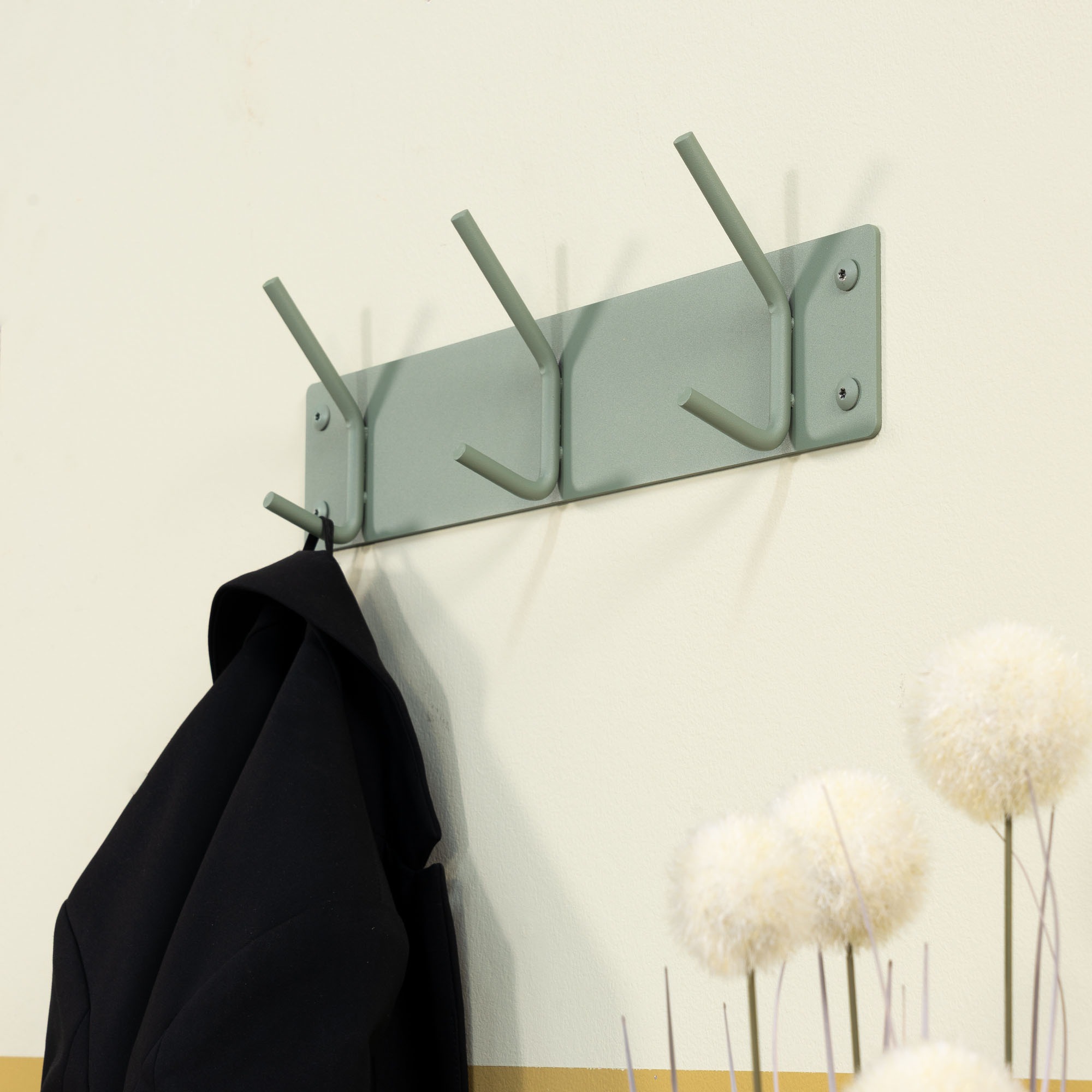 Spinder Design Garderobenhaken »FUSION 3« Wandgarderobe aus Stahl im Skandinavischen Stil mit 5 Haken