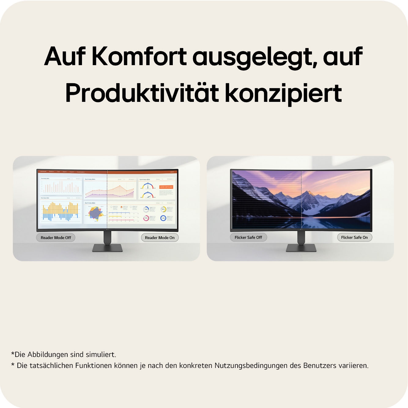 LG Curved-LED-Monitor »34U640B« 86 cm/34 ″  3440 x 1440 px UWQHD 5 Reaktionszeit 144 Hz