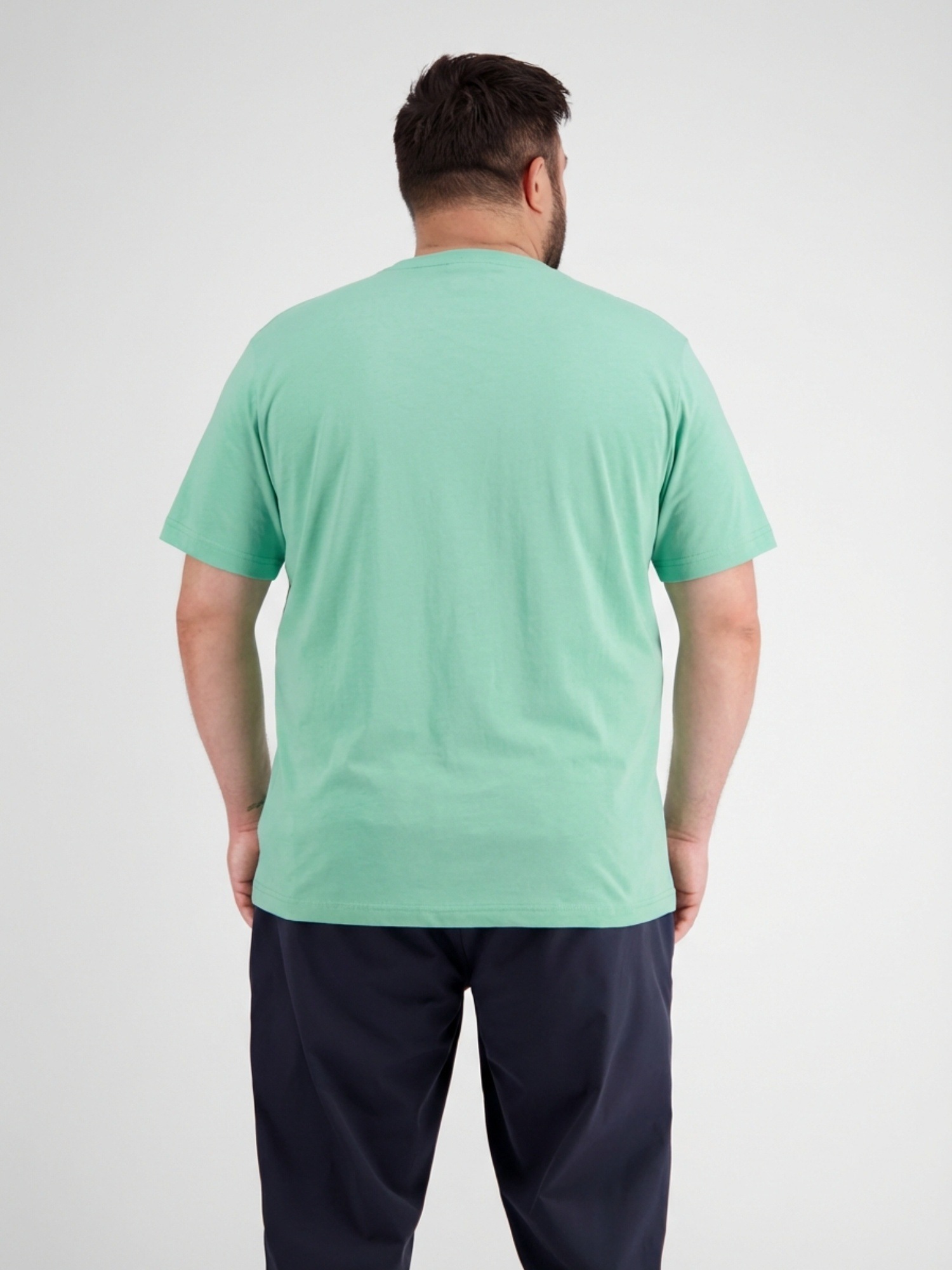 LERROS T-Shirt »T-Shirt mit Brustprint, Grosse Grössen«