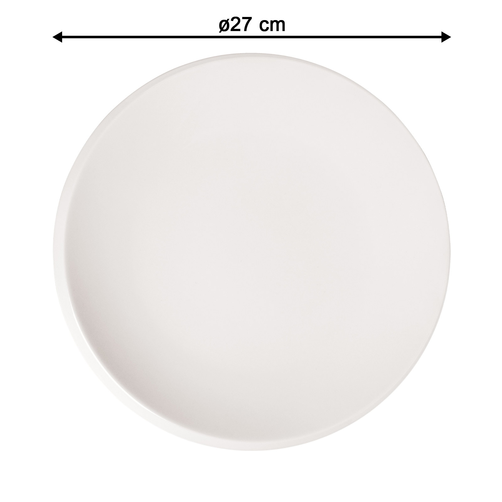 Villeroy & Boch Speiseteller »Speiseteller NewMoon ø 27 cm 6er Set weiß«