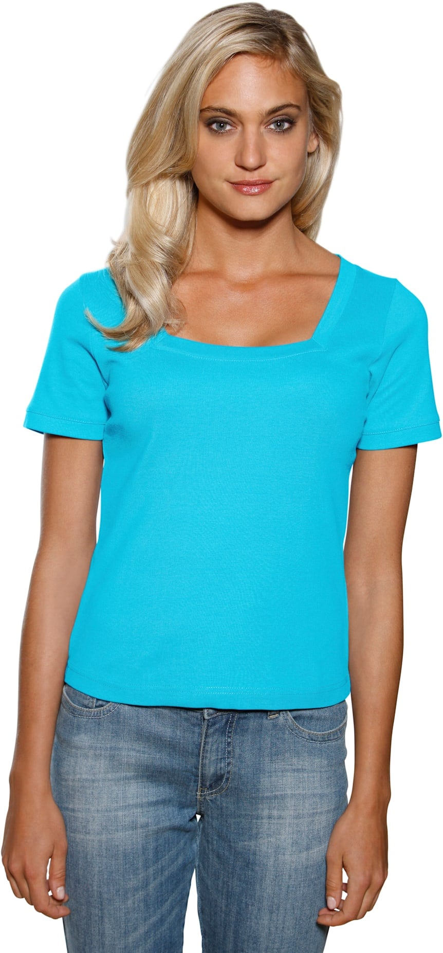 heine Kurzarmshirt »Carré-Shirt«, (1 tlg.)