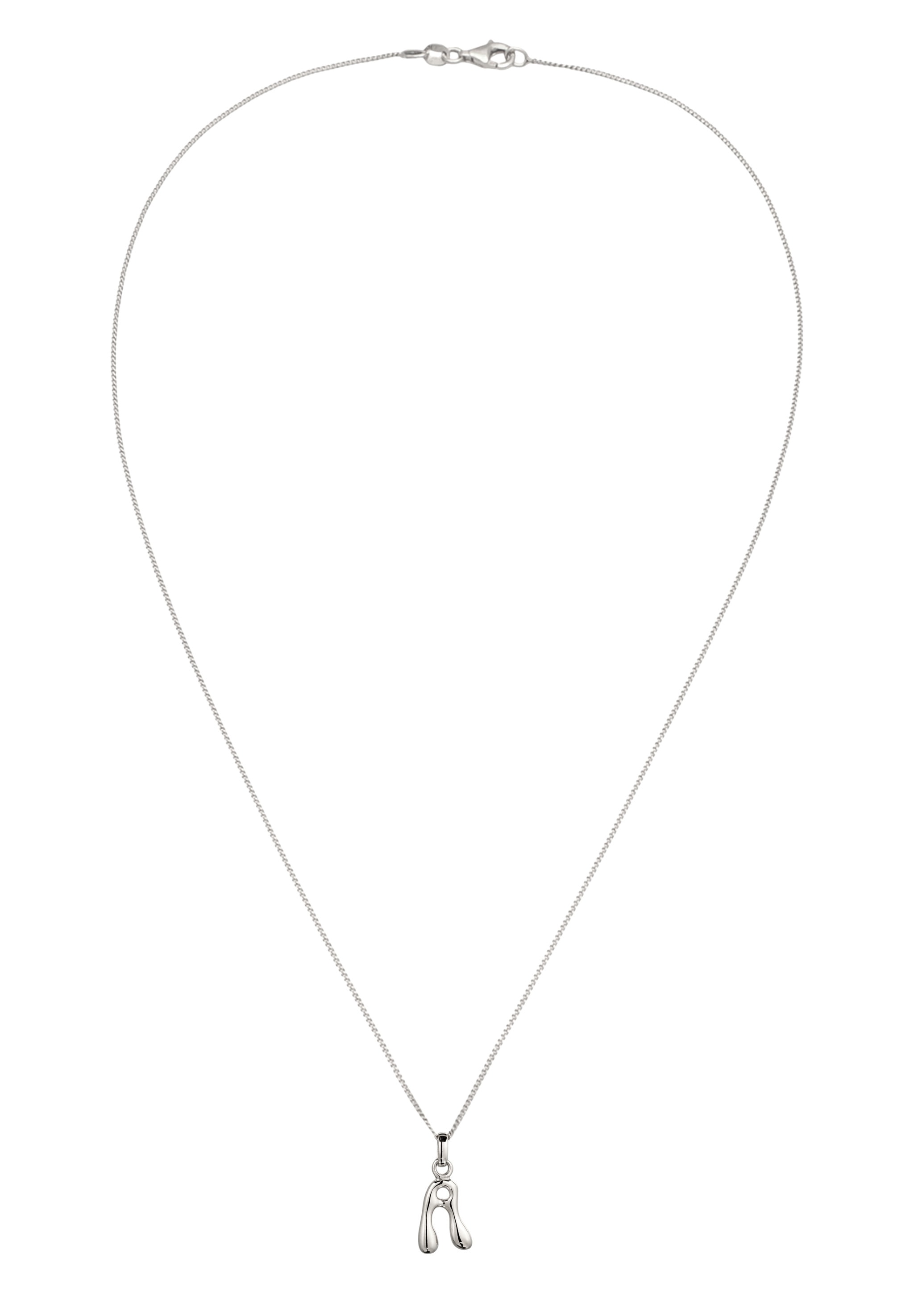 Elli Kette mit Anhänger »Halskette Melted Buchstabe A 925 Sterling Silber«