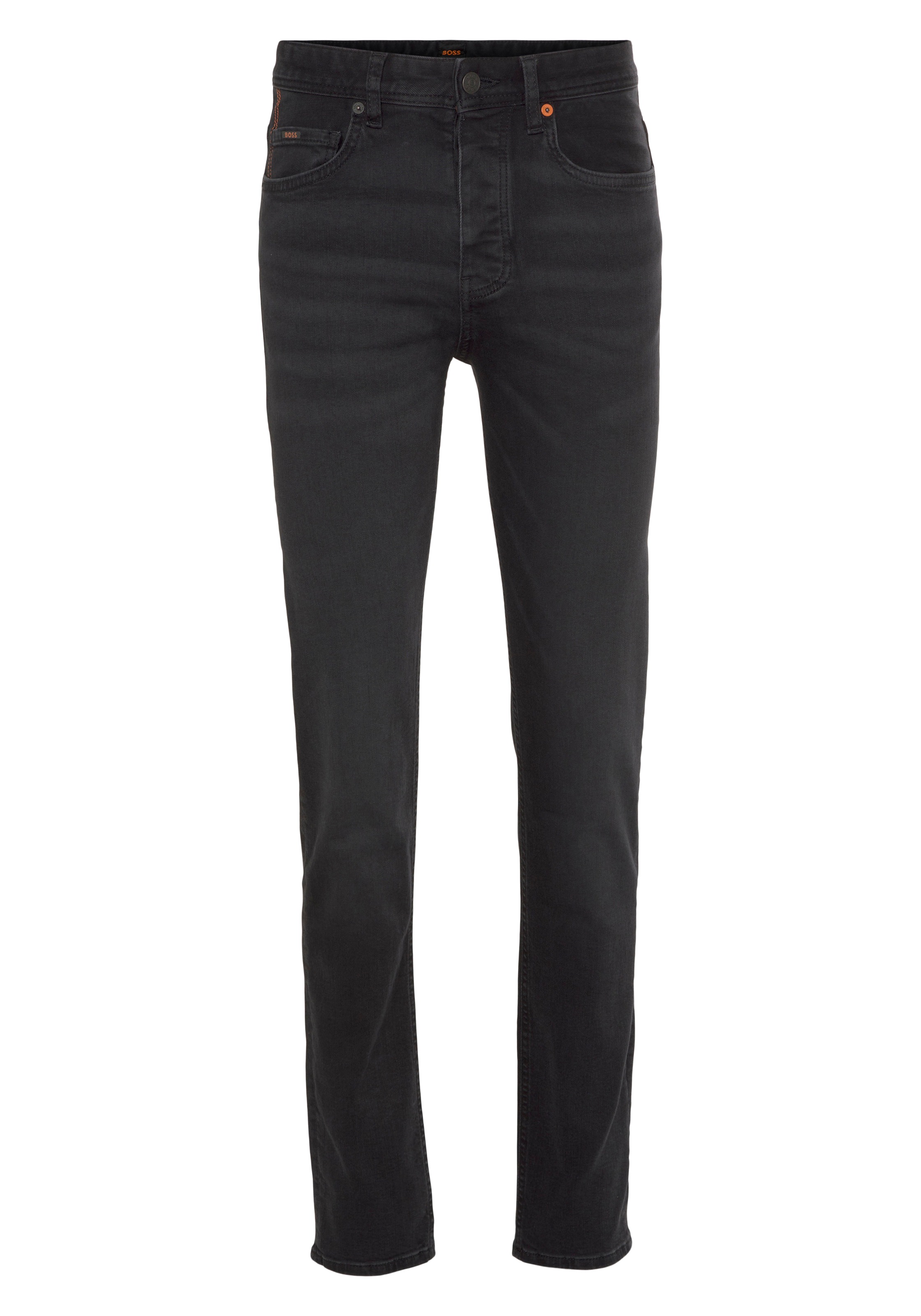 BOSS ORANGE Tapered-fit-Jeans »Taber BC-P-1«, mit Leder-Badge