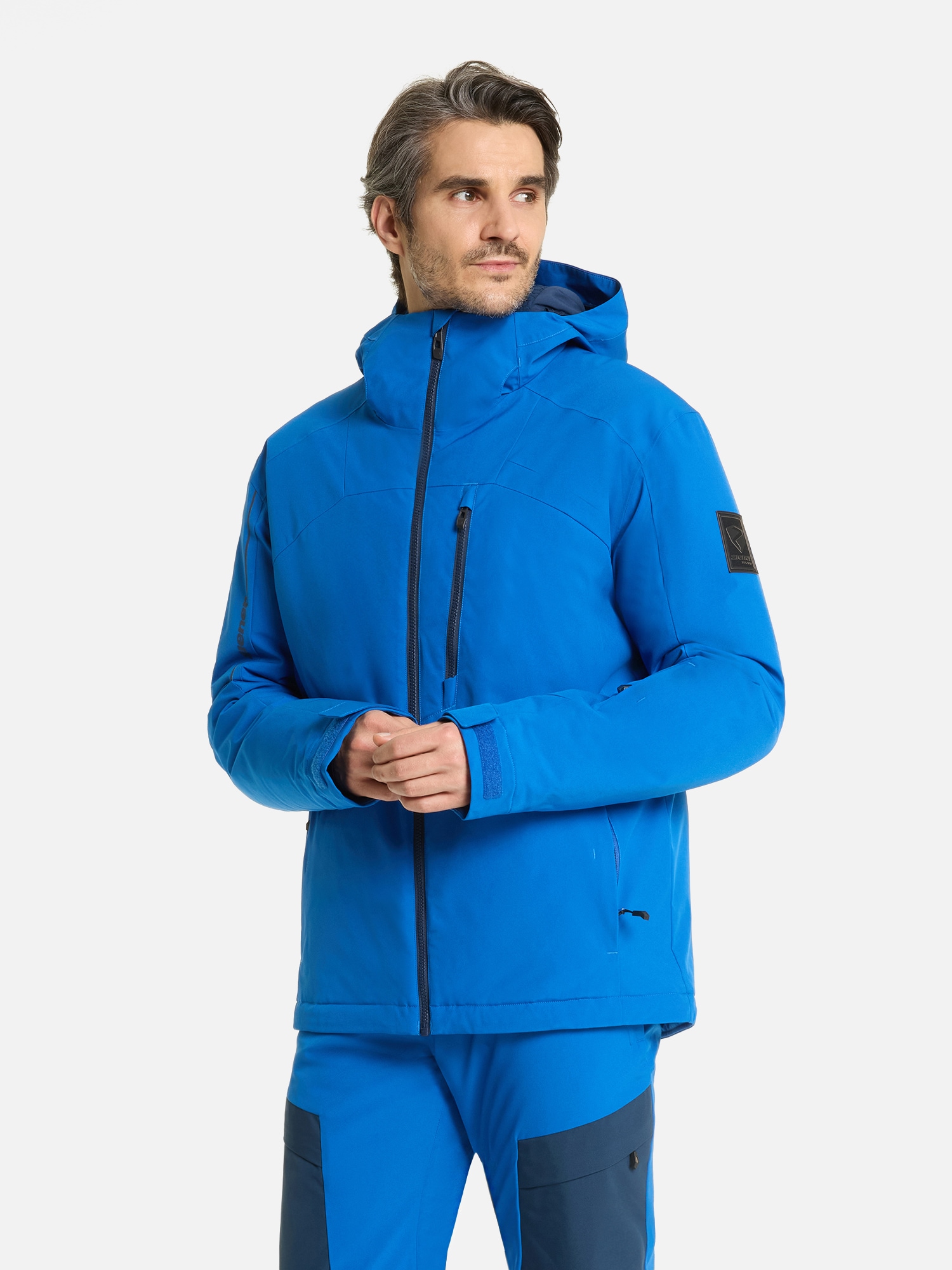 Ziener Skijacke »TAPTI-Z AQUASHIELD® HERREN« wasserdicht, winddicht, atmungsaktiv, elastisch, Kapuze