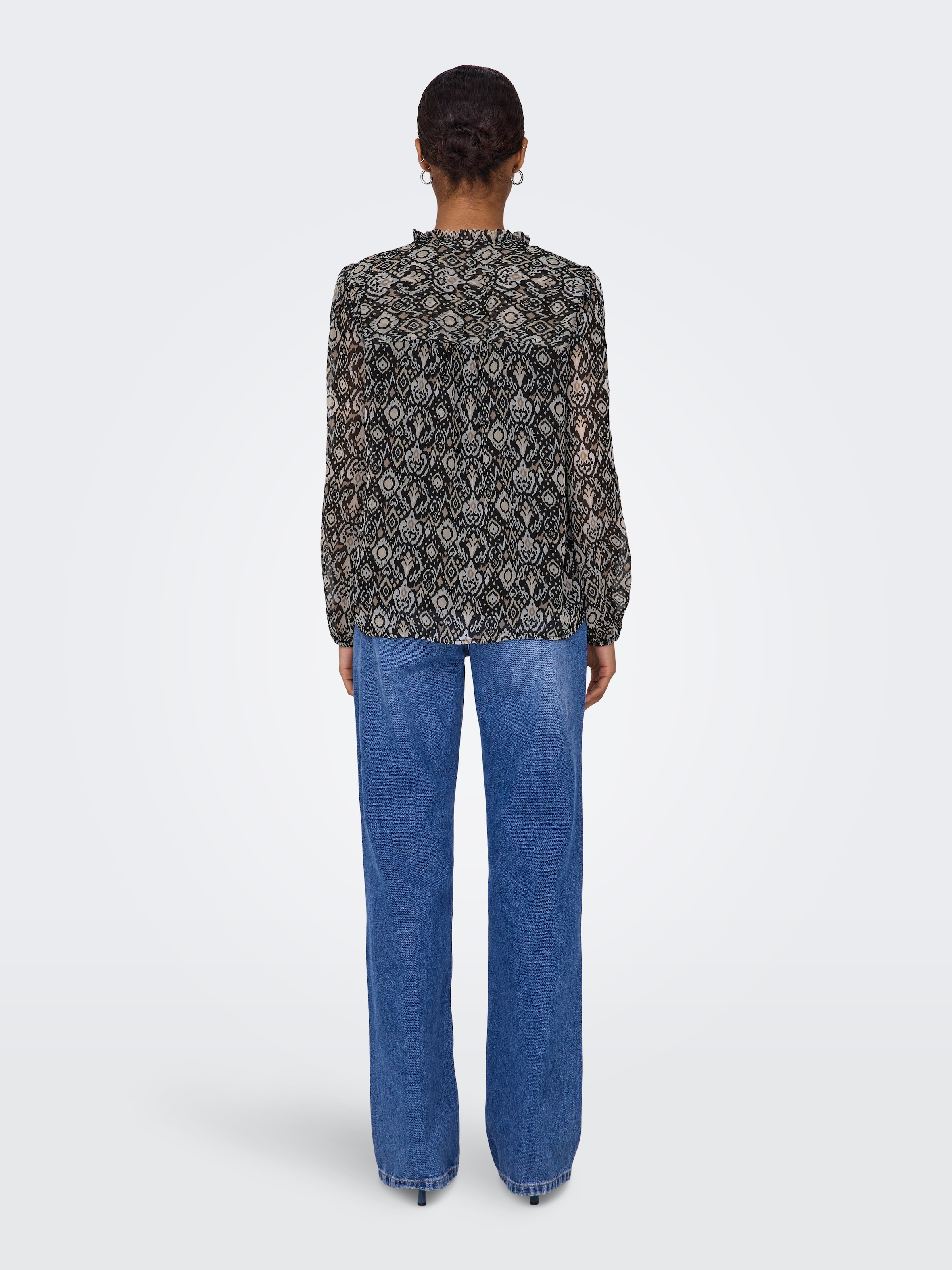 ONLY Chiffonbluse »ONLDITSY L/S BLOUSE WVN«