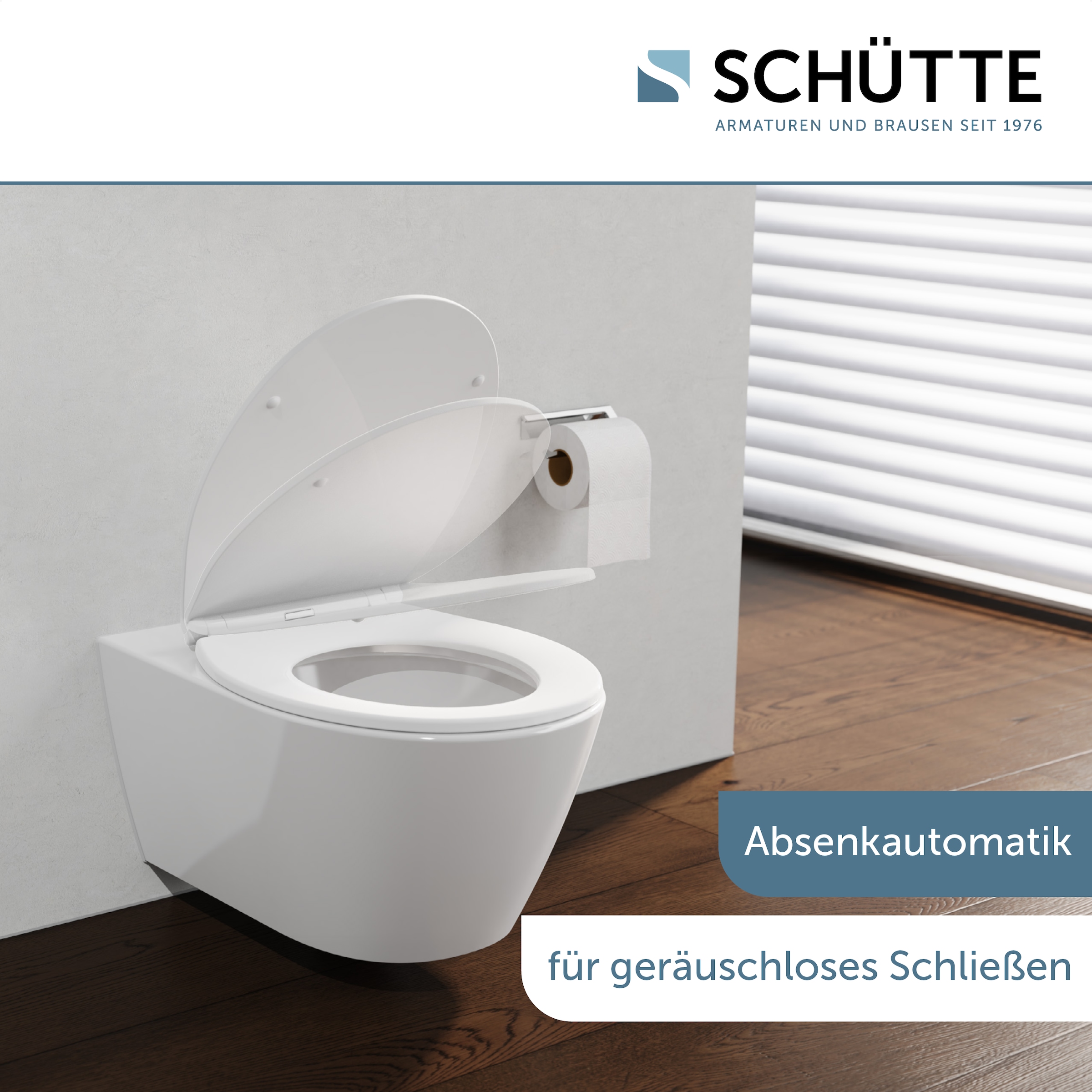 Schütte WC-Sitz »WHITE PREMIUM« Thermoplast, Absenkautomatik, Schnellverschluss, belastbar bis 300 kg