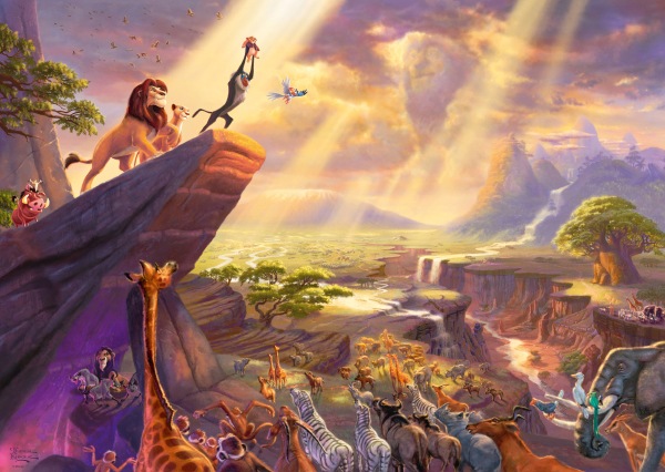 Schmidt Spiele Puzzle »Disney, König der Löwen«, Thomas Kinkade; Made in Europe