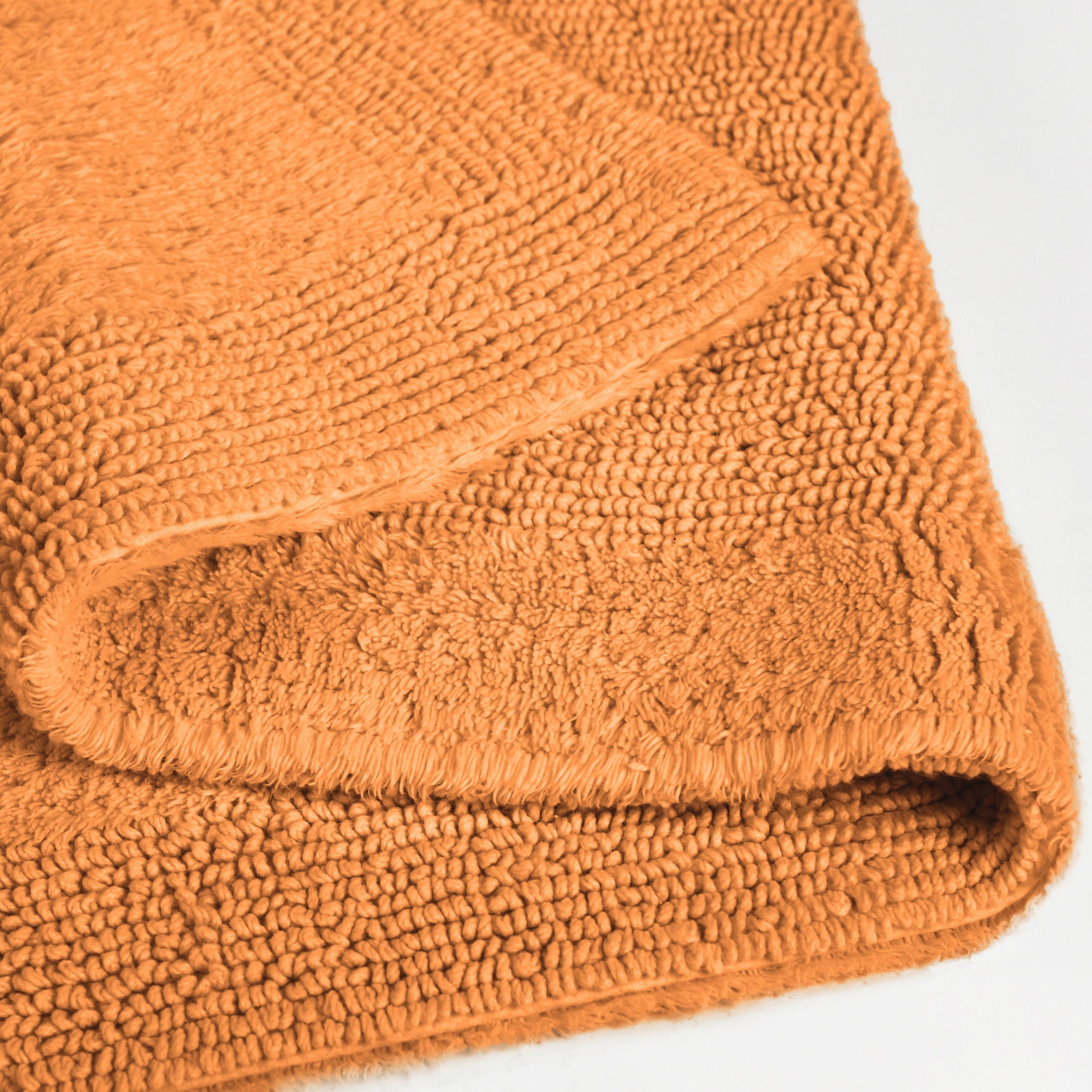 my home Badematte »Kapra, Badvorleger, Badezimmer Teppich«, beidseitig nutzbar-fußbodenheizungsgeeignet-strapazierfähig, mit Bordüre, Badteppich, Badematte, Baumwolle