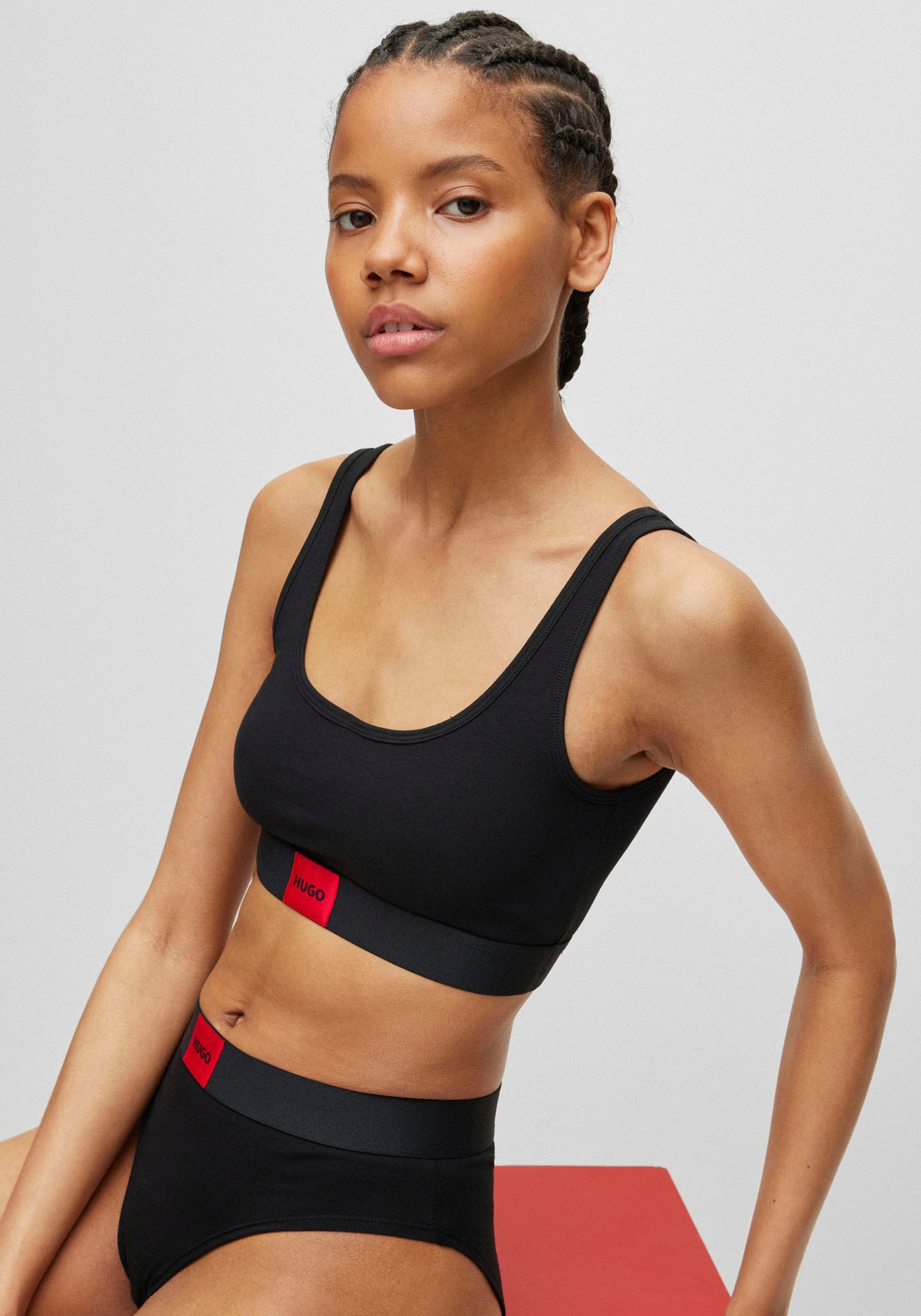 HUGO Underwear Bralette-BH »BRALETTE RED LABEL«, mit HUGO Logo