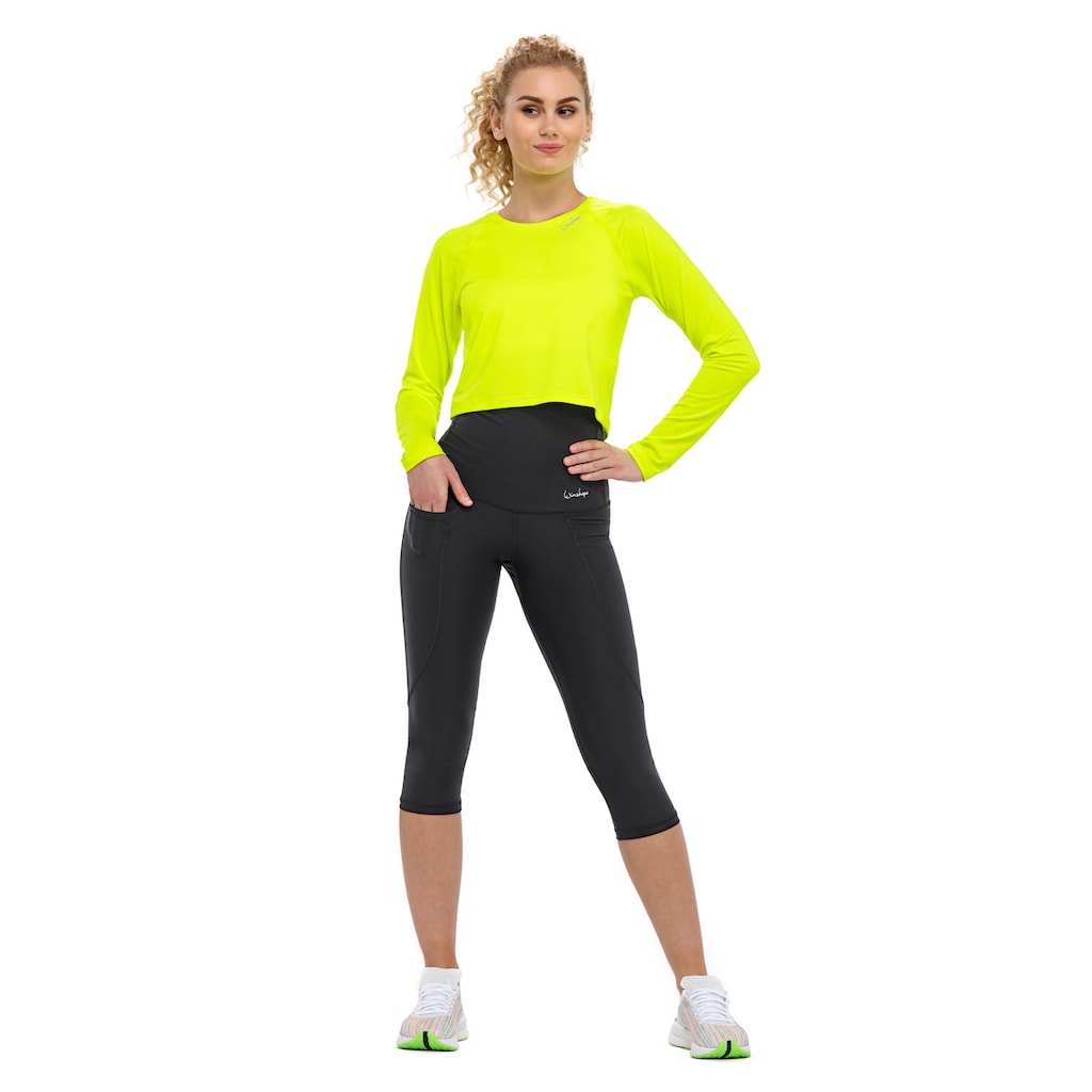 Winshape Leggings »Functional Power Shape ¾-Tights HWL214«, High Waist mit praktischen Taschen