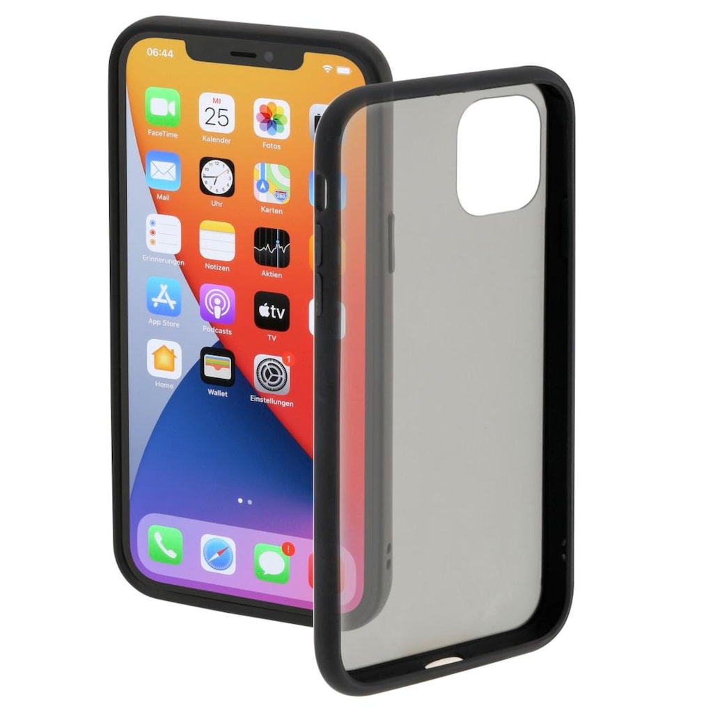 Hama Smartphone-Hülle »Cover "Invisible" für Apple iPhone 12 Pro Max, Schwarz«