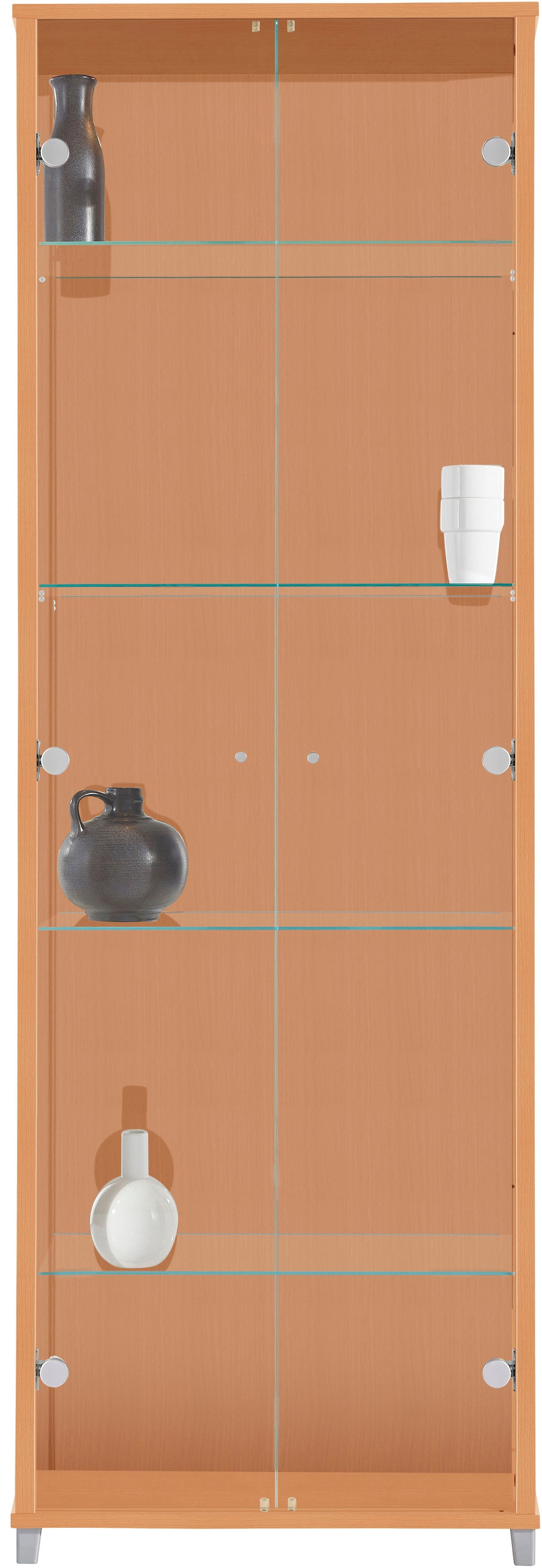 fif möbel Vitrine »OPTIMA« Standvitrine, Vitrinenschrank, Glasvitrine, Sammlervitrine