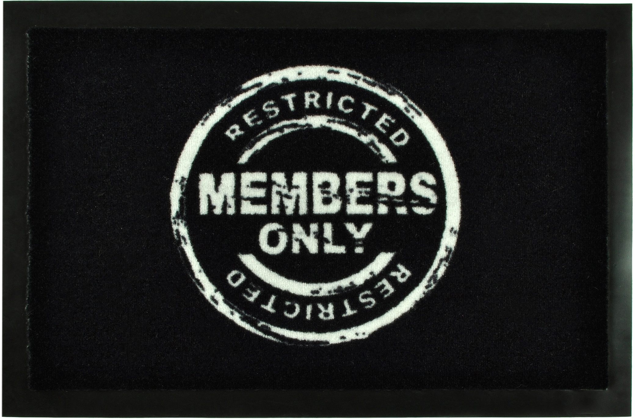 HANSE Home Fußmatte »Members Only«, rechteckig, 7 mm Höhe, Fussabstreifer, Fussabtreter, Schmutzfangläufer, Schmutzfangmatte, Schmutzfangteppich, Schmutzmatte, Türmatte, Türvorleger, mit Spruch