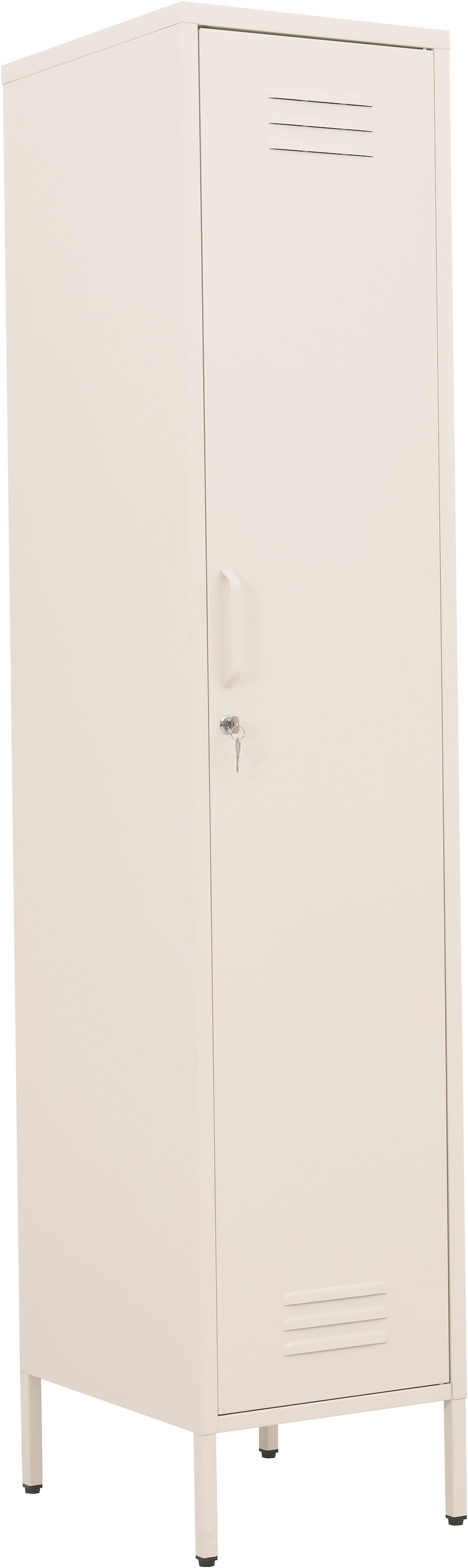 OTTO home Drehtürenschrank »Siena Kleiderschrank Schrank Metallschrank Mehrzweckschrank Spind« in 4 Farben aus Metall Stahlschrank,  in der Höhe verstellbar, abschließbar