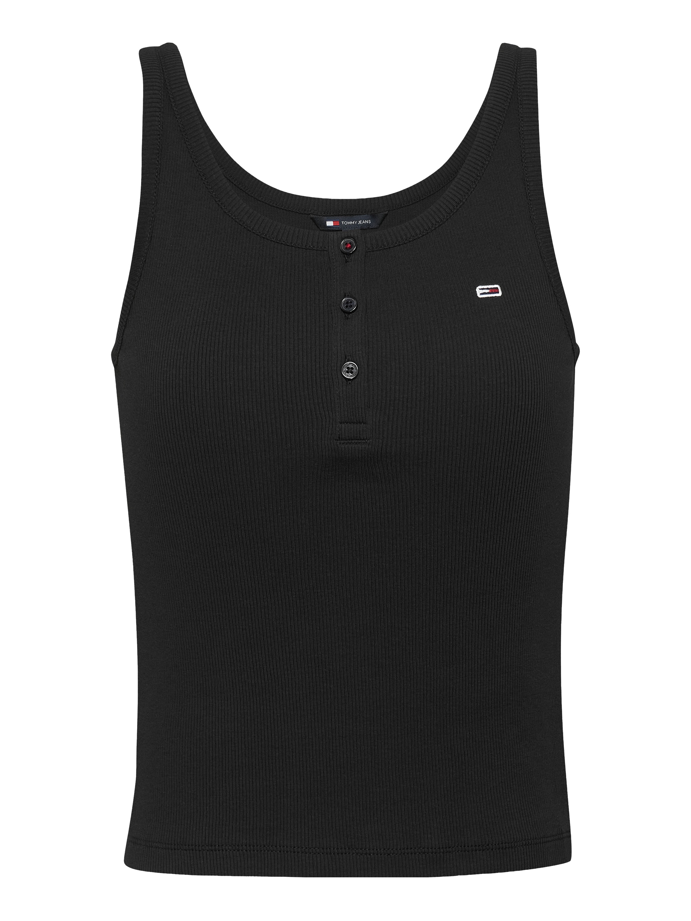 Tommy Jeans Tanktop »TJW SLIM BUTTON TANK«, mit Knopf