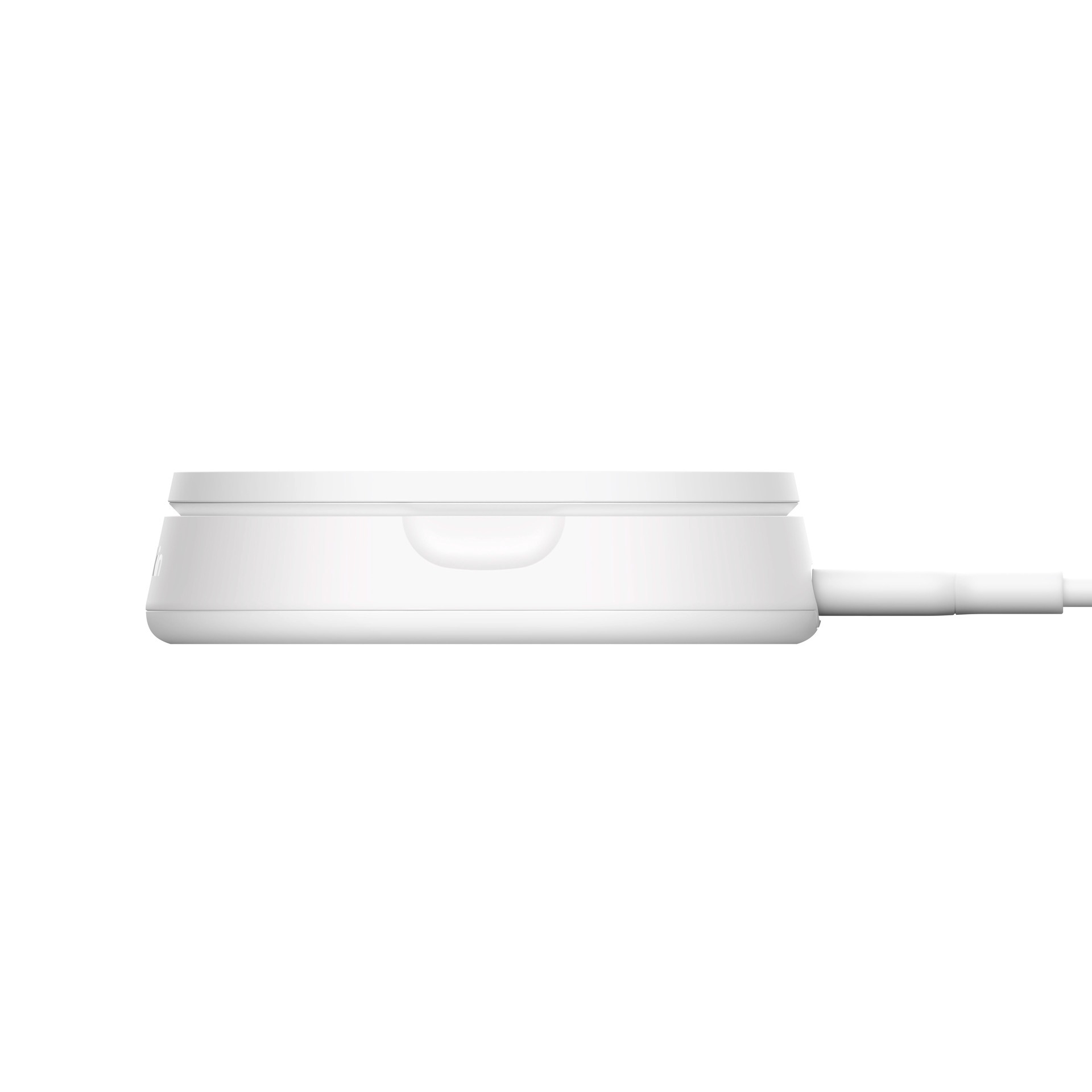 Belkin Wireless Charger »BoostCharge Pro verstellbare magnetische Ladestation mit Qi2 (15 W)«, für Apple iPhone 12/13/14/15 mini/Pro/Max/Pro Max/Plus mit MagSafe