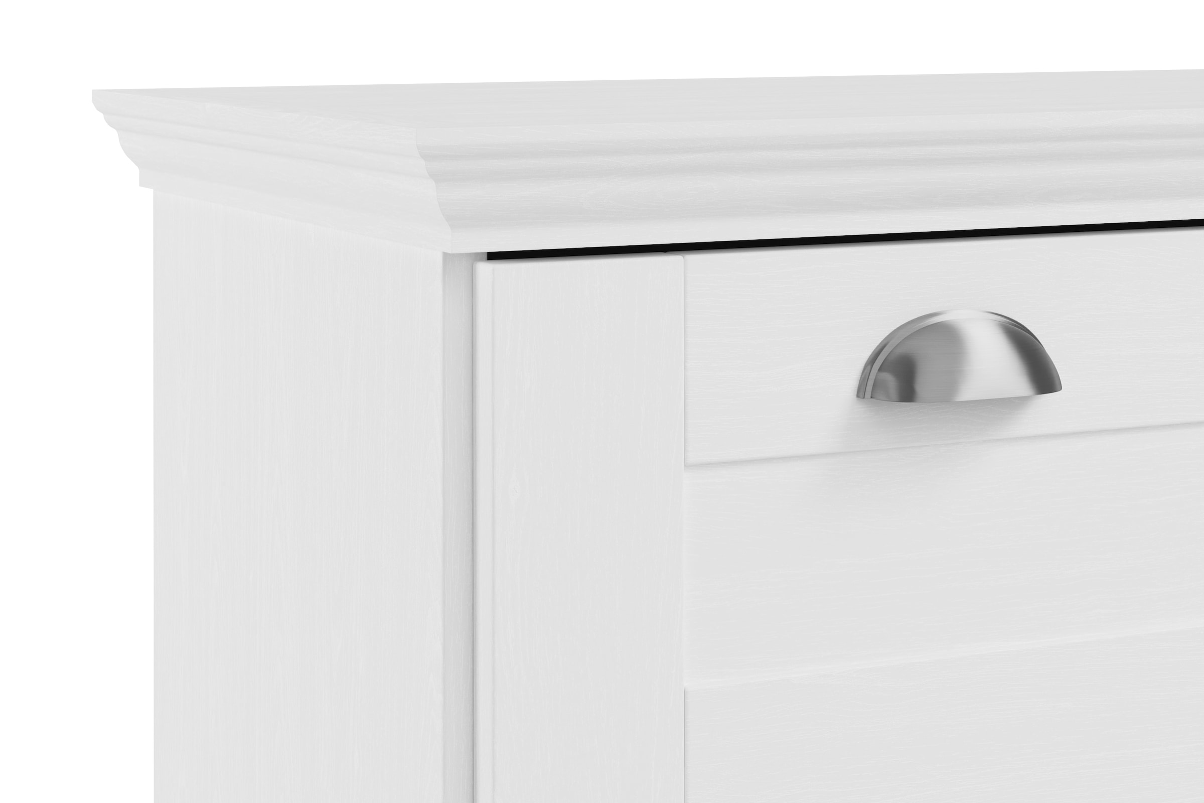 Home affaire Kommode »Motala«, mit 3 Schubladen, Breite 75 cm, Höhe 80 cm