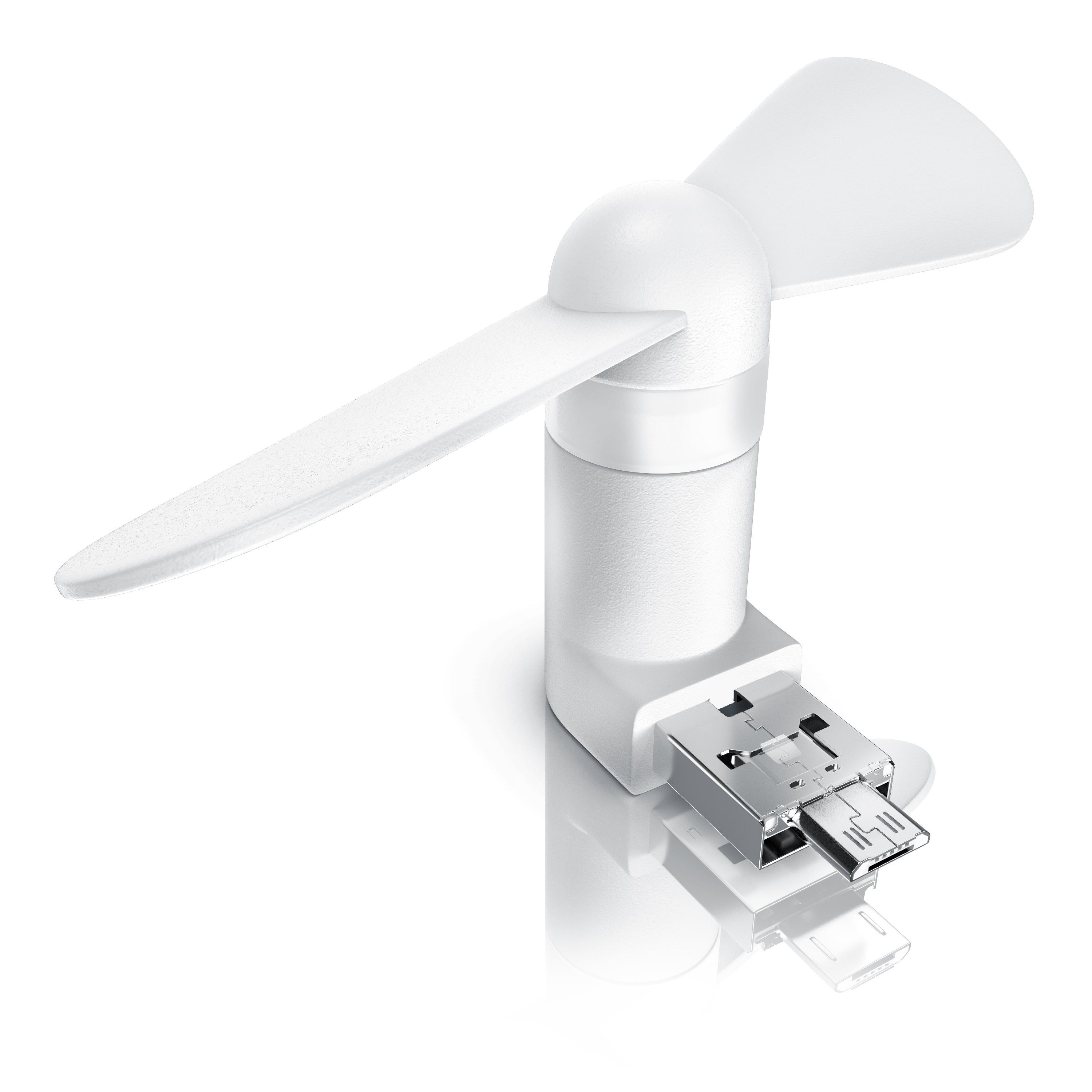 Aplic Mini USB-Ventilator für Handy, Smartphone, Powerbank, PC etc.