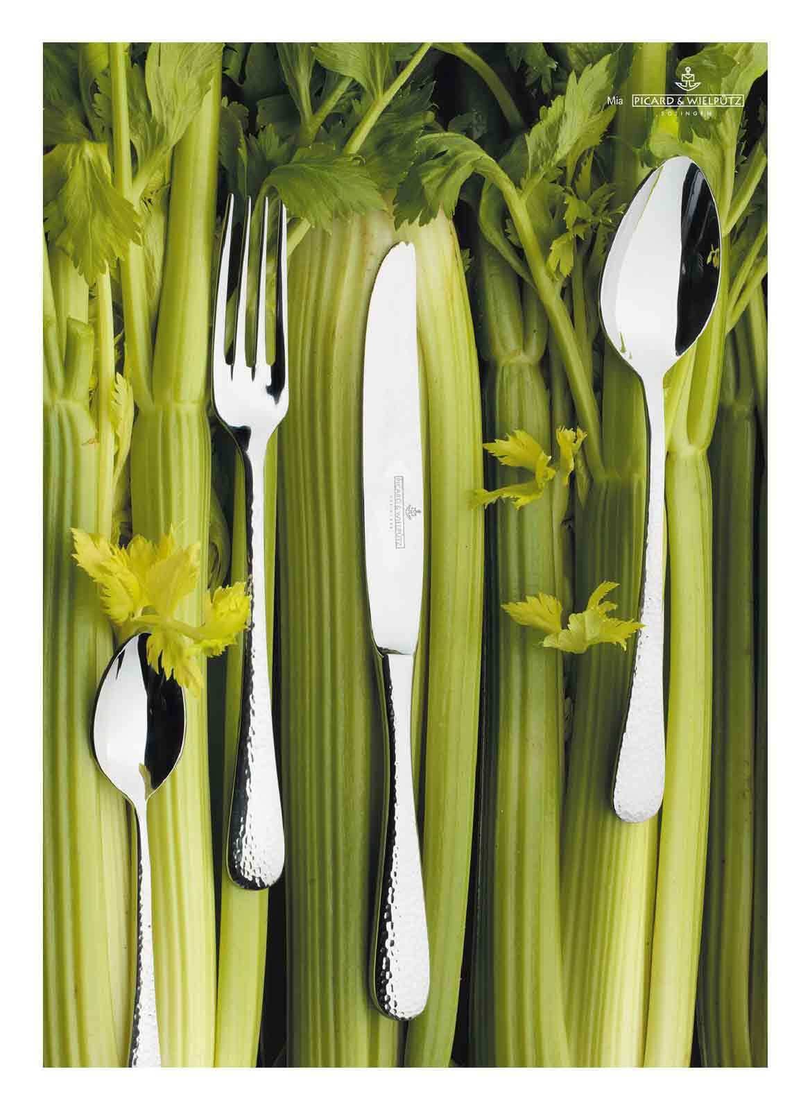 Picard & Wielpütz Solingen Besteck-Set »Tafelbesteck inkl. Besteckbox Mia 24er Set silber« Spülmaschinengeeignet