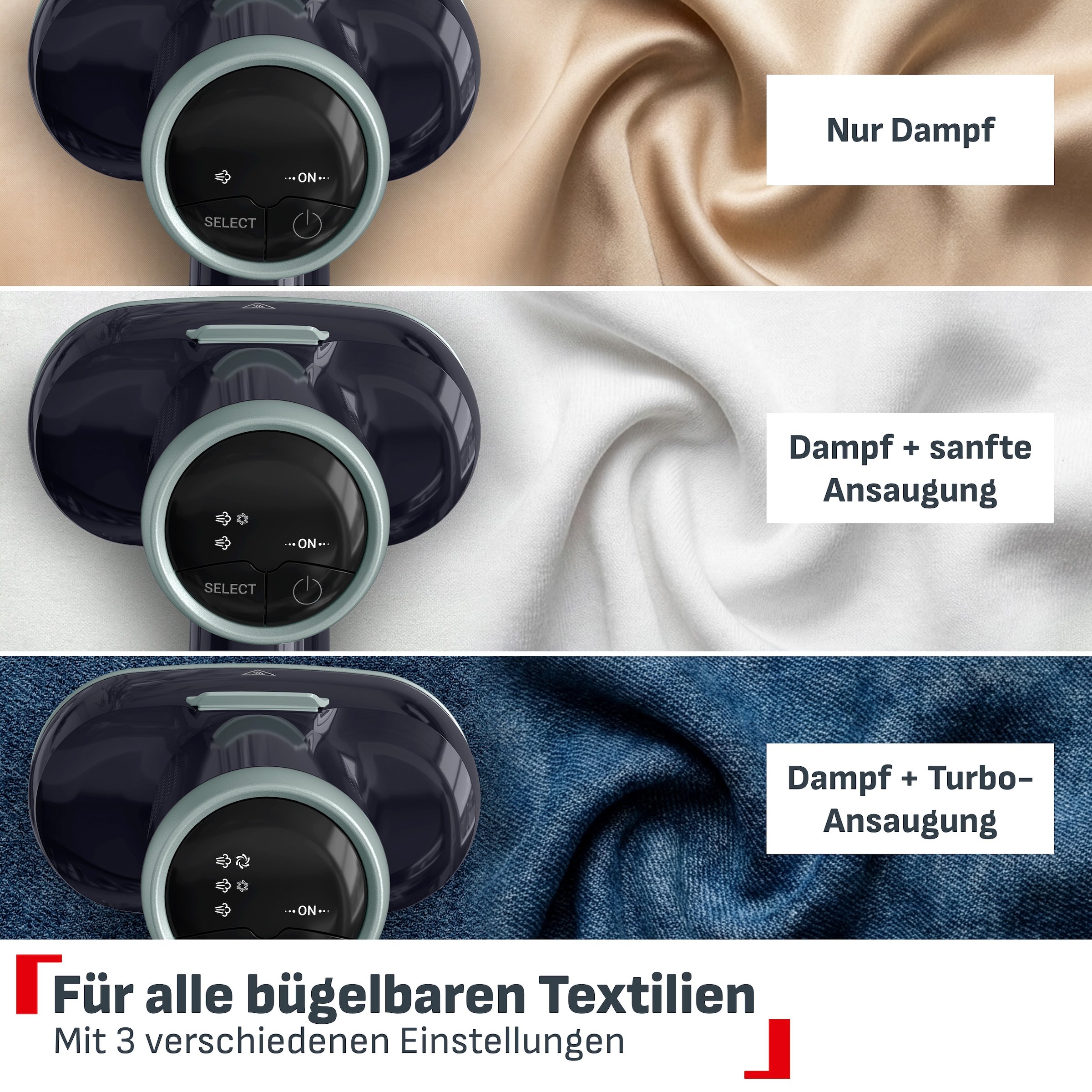 Tefal Dampfglätter »AeroSteam S 150 mit Ansaugfunktion, perfekte Faltenentfernung« 1300 W
