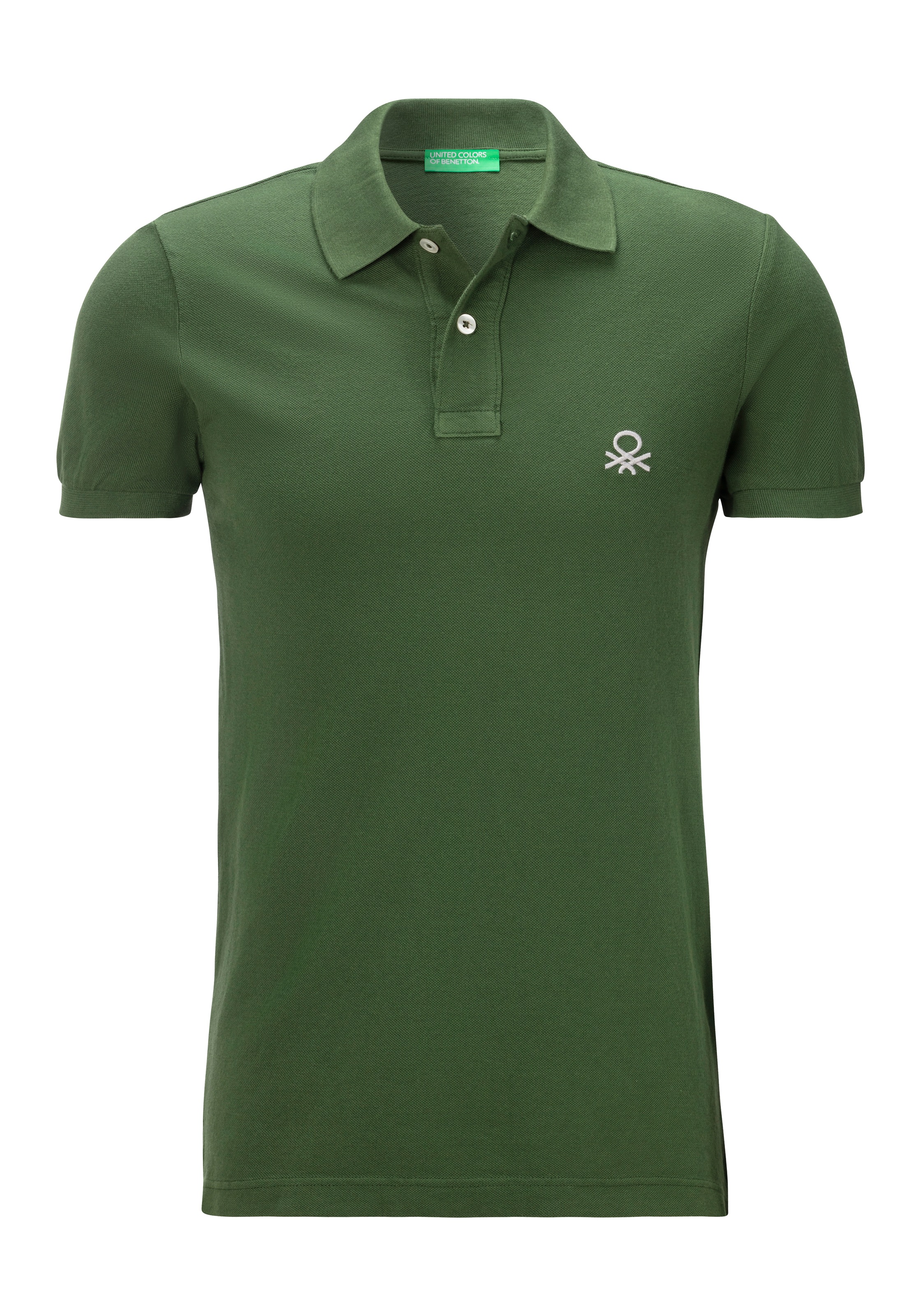 United Colors of Benetton Poloshirt, mit großem Label-Badge