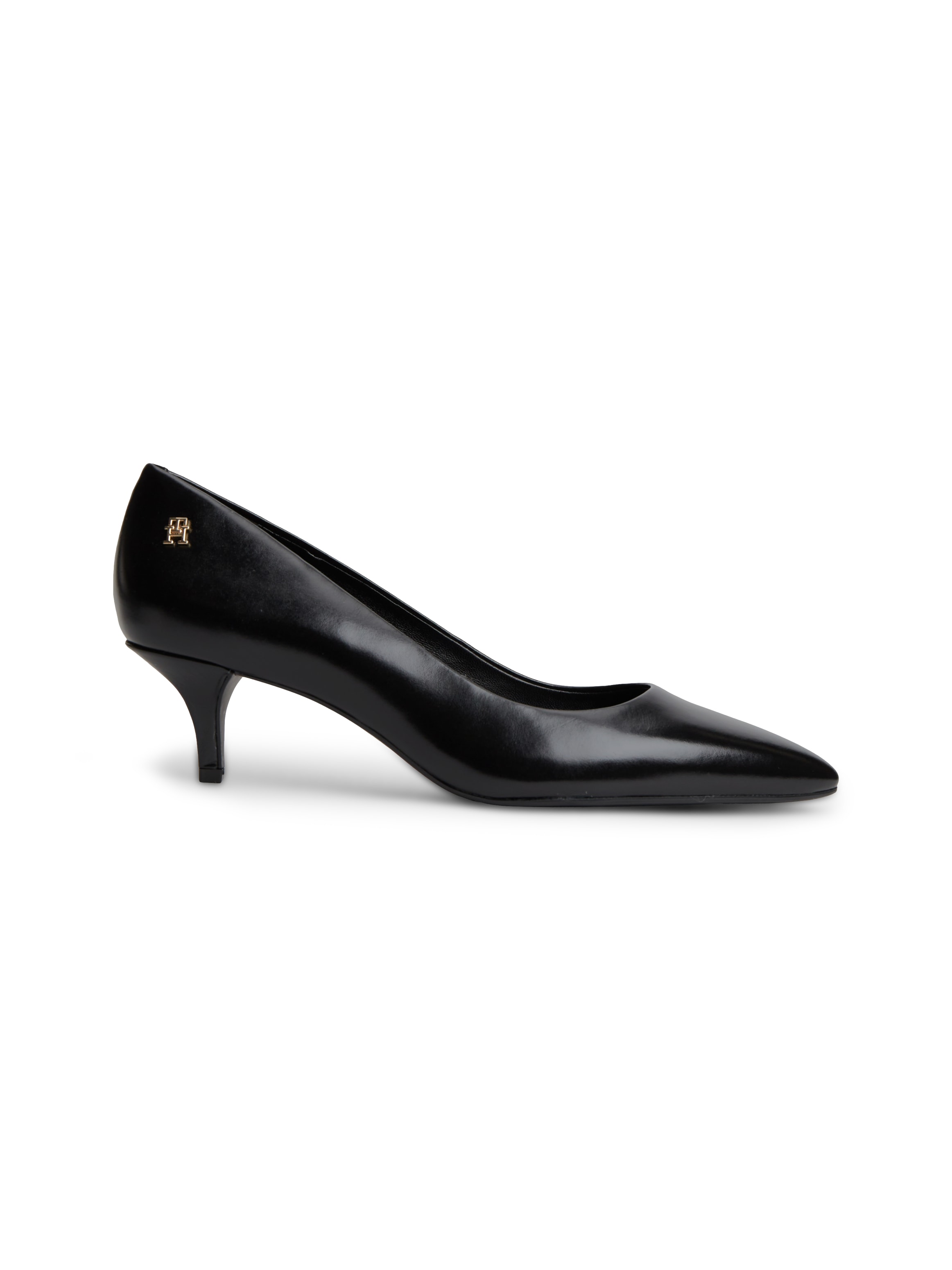 Tommy Hilfiger Pumps »KITTEN HEEL COURT LEATHER SHOE«  Stilettoabsatz, Abendschuh in spitzer Form