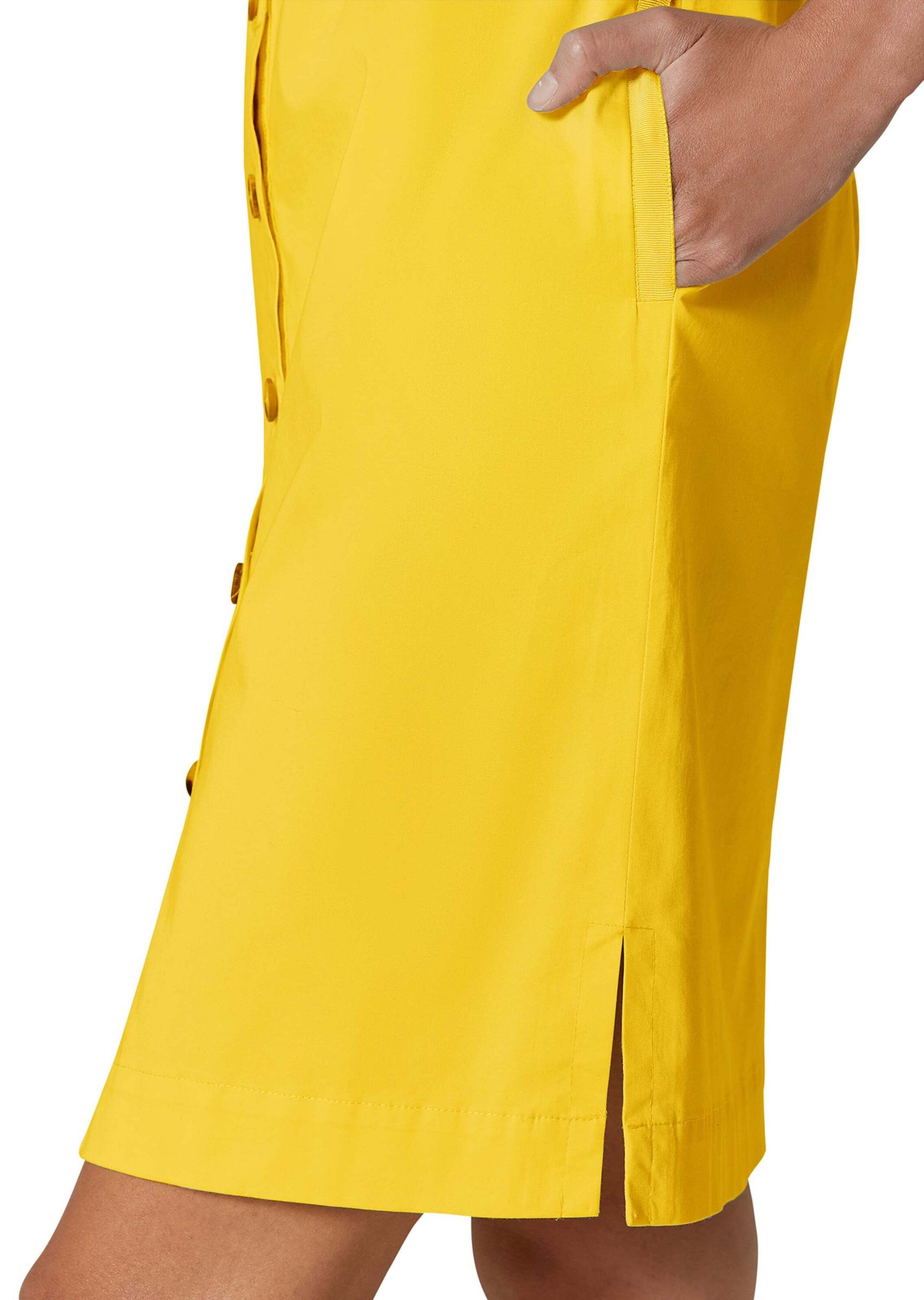 MADELEINE Sommerkleid »Kleid Schmales Hemdblusenkleid mit Kurzarm«