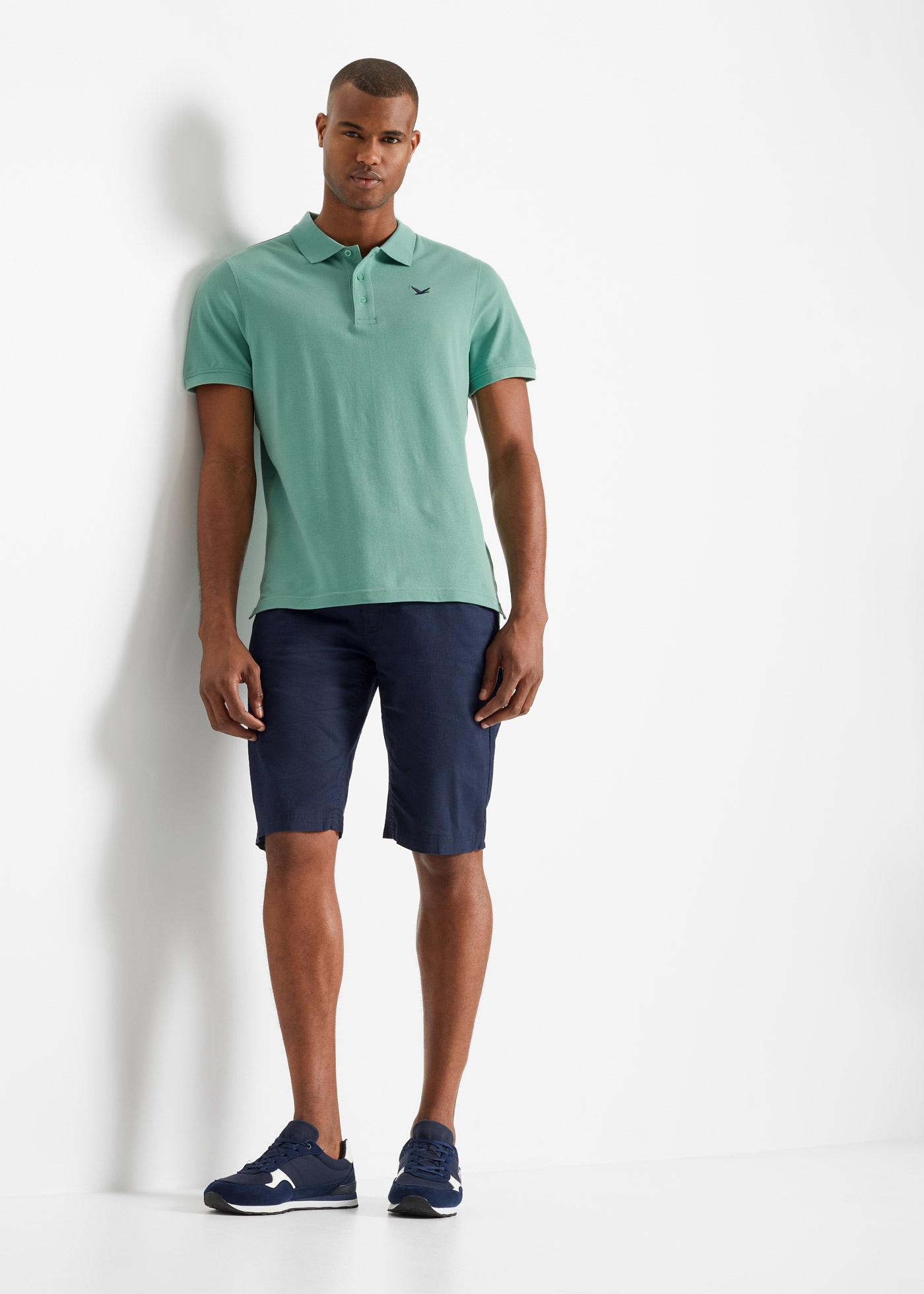 bonprix Poloshirt »Poloshirt (2er Pack) aus reiner Baumwolle« Packung, 2, 2 Stk. tlg. Poloshirt (2er Pack) aus reiner Baumwolle