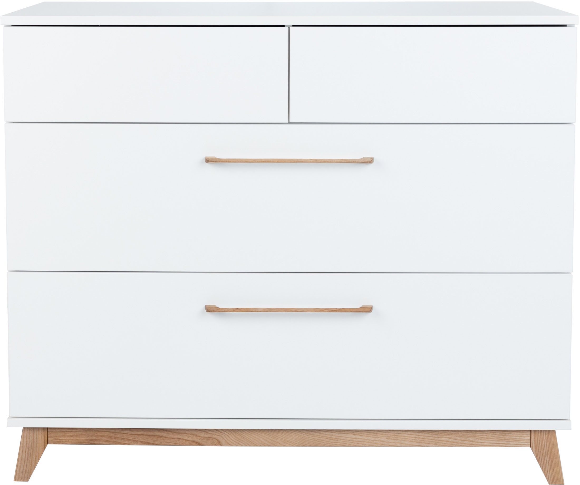 arthur berndt Babymöbel-Set »Babyzimmer Set »Lina« 2-teilig«, (Spar-Set, 2 tlg., Babymöbel-Set »Lina« bestehend aus Kinderbett und Wickelkommode)