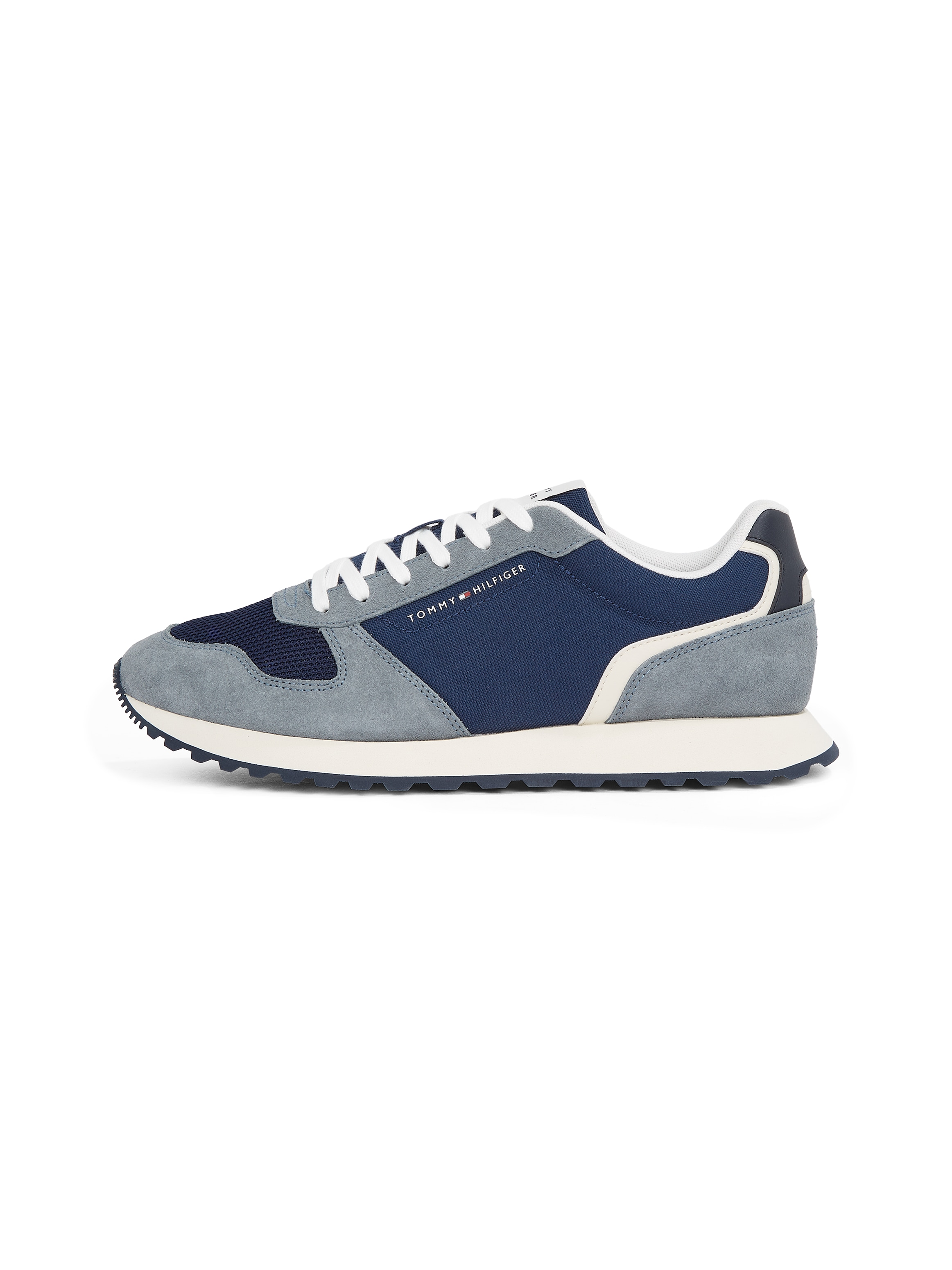 Tommy Hilfiger Plateausneaker »NEW RUNNER EVA MIX«, Freizeitschuh, Halbschuh, Schnürschuh mit Kontrastbesätzen