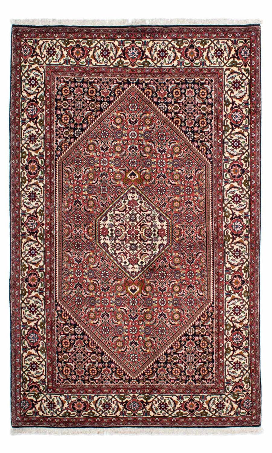 morgenland Wollteppich »Bidjar - Zanjan Medaillon Rosso 220 x 136 cm«,  rechteckig, Unikat mit Zertifikat bestellen bei OTTO