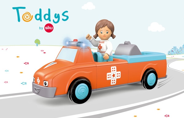 Toddys by siku Spielzeug-Krankenwagen »Anna Amby (0125)«, mit Licht und Sound