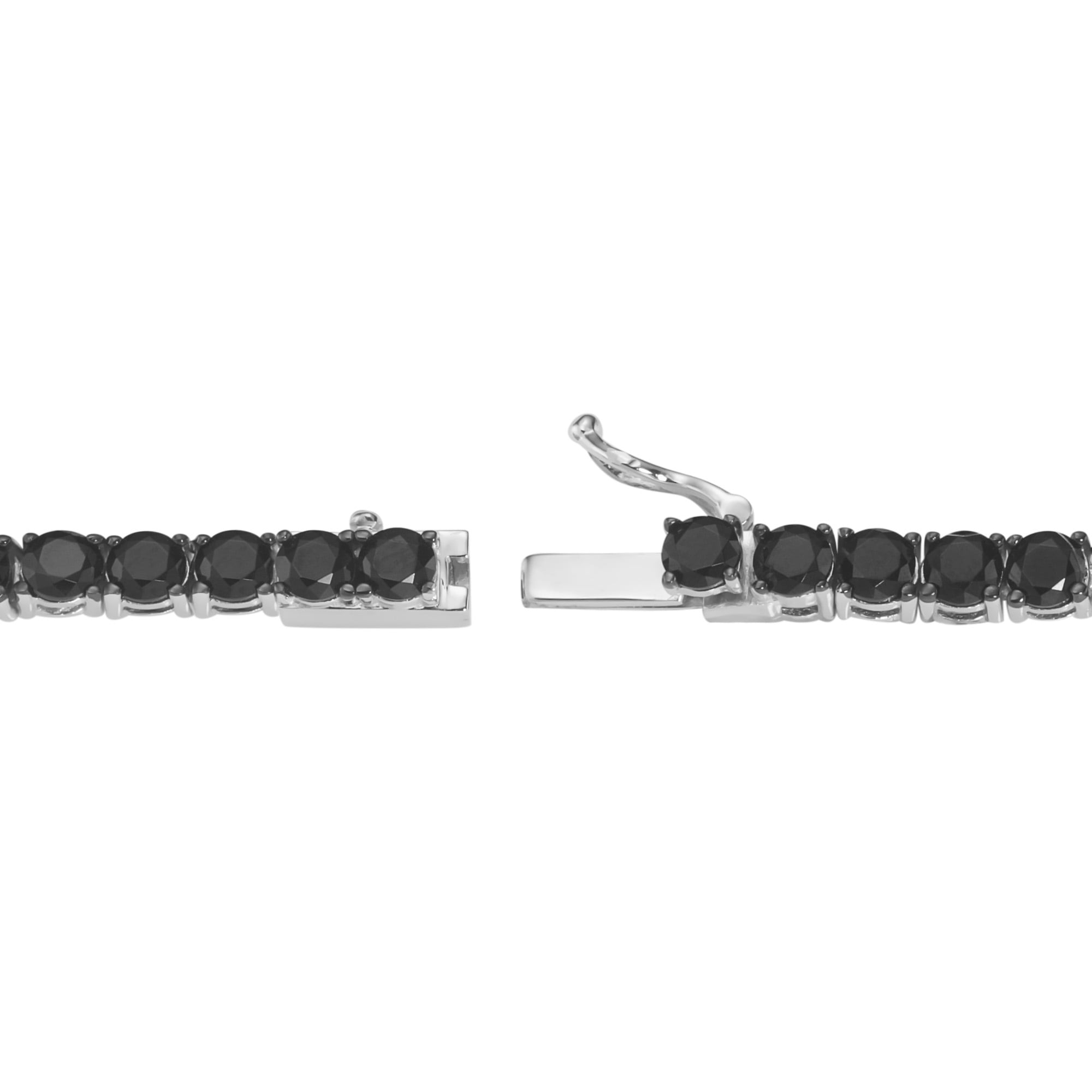 GIORGIO MARTELLO MILANO Armband »Armband mit schwarzen Zirkonia, Silber 925«